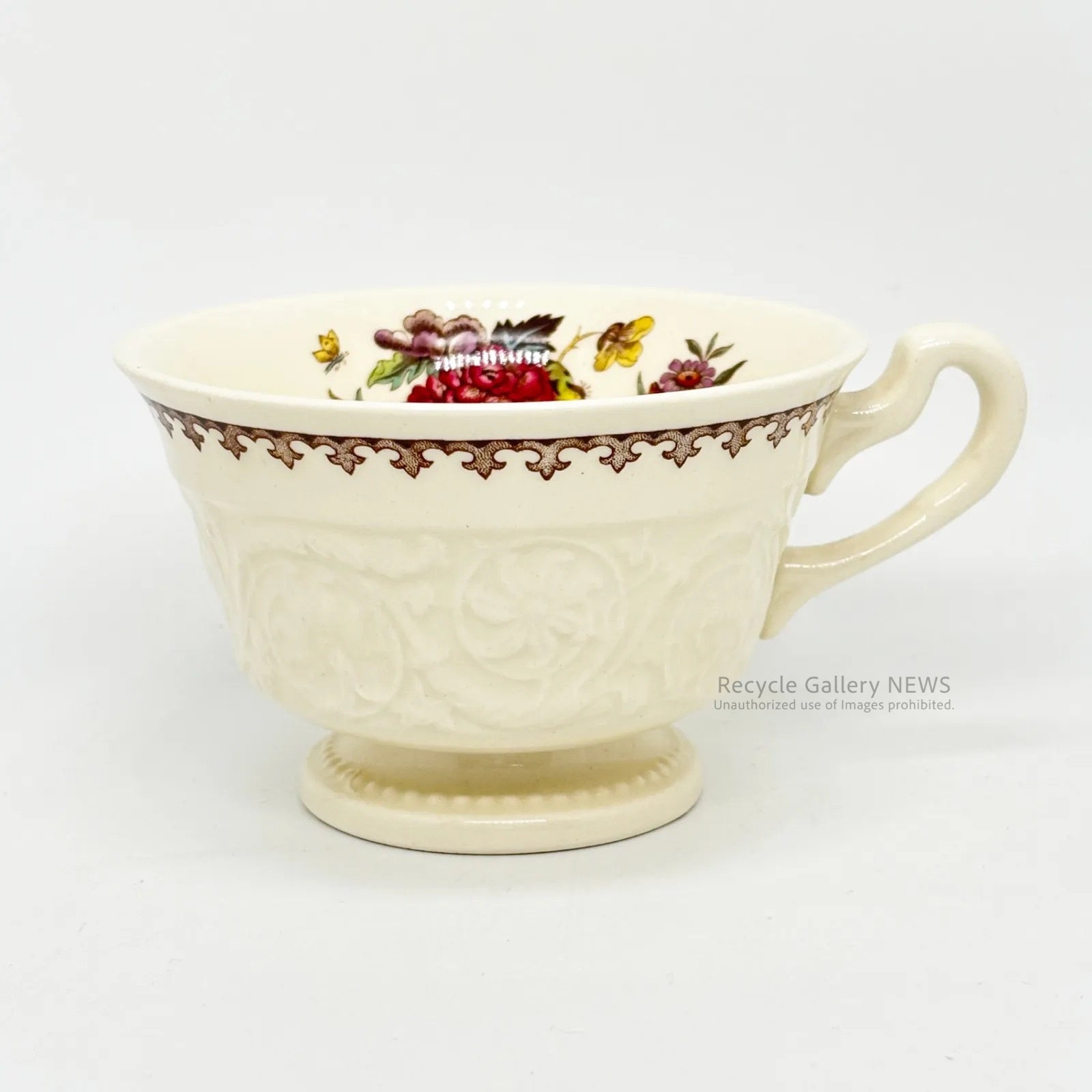 WEDGWOOD Vintage WELLESLEY "Bullfinch" C&S Plate trio / ウェッジウッド ウェルズリー ブルフィンチ カップ＆ソーサー＆プレート３点セット ヴィンテージ