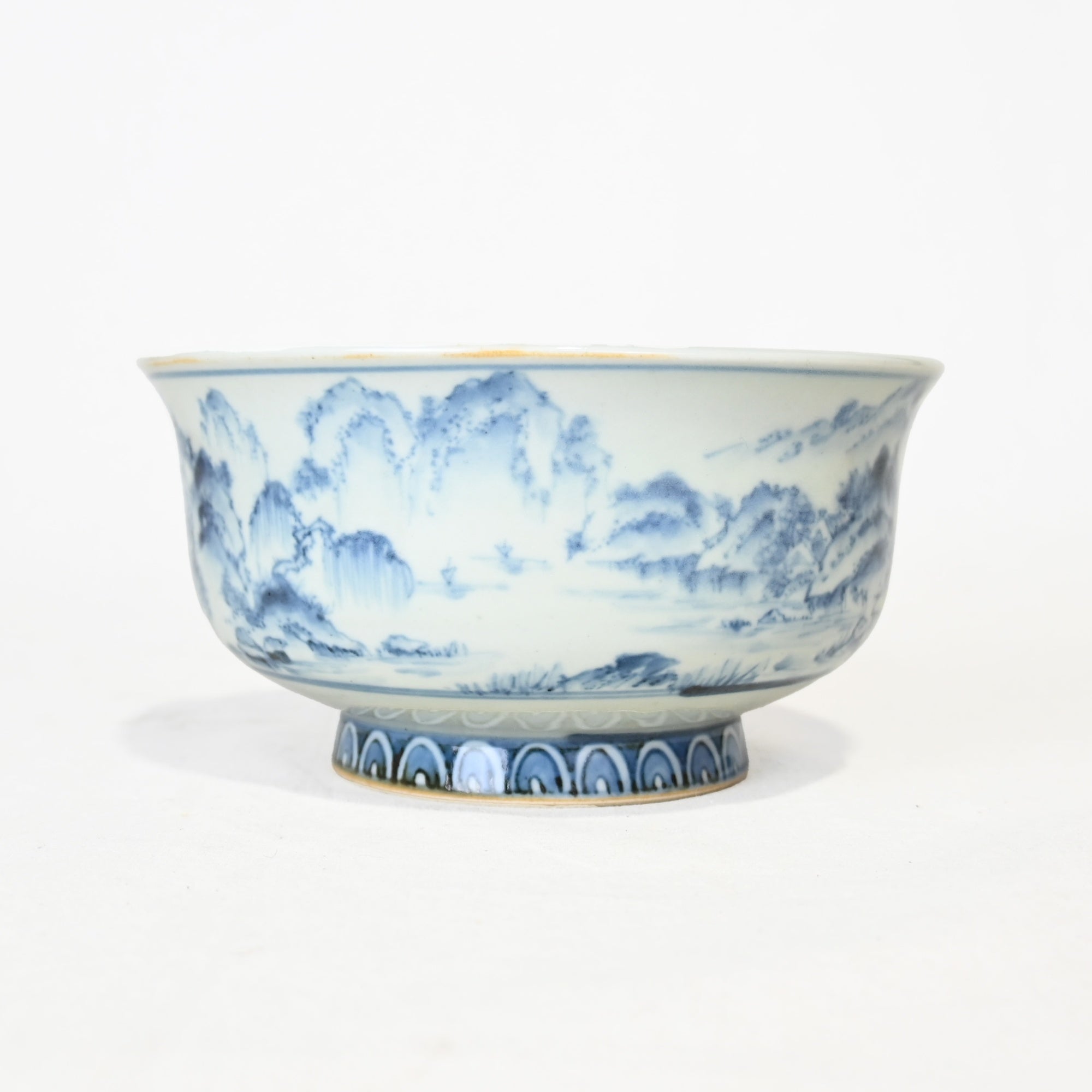 六代 佐藤走波 染錦花文 山水鉢 共箱付 有田焼 / The Sixth Sato Souha Some-Nishiki Ka-mon San-sui Bowl Arita ware