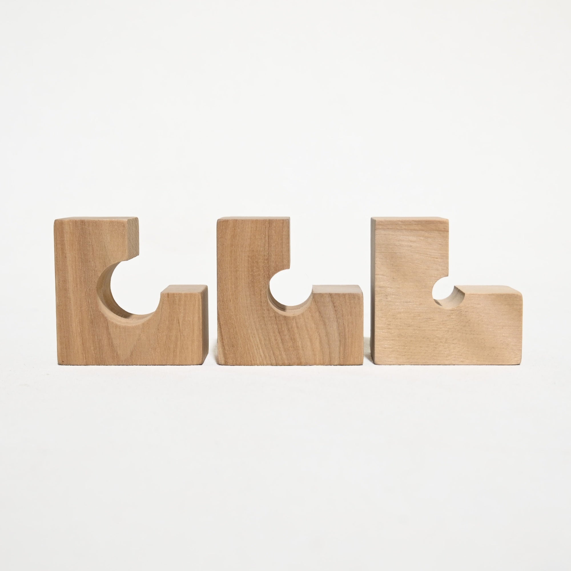 kara coro Building blocks ”L” Handcrafted Wooden Toys Japan Rare / 木のおもちゃ工房カラコロ 積み木 エル 日本 生産終了 希少品