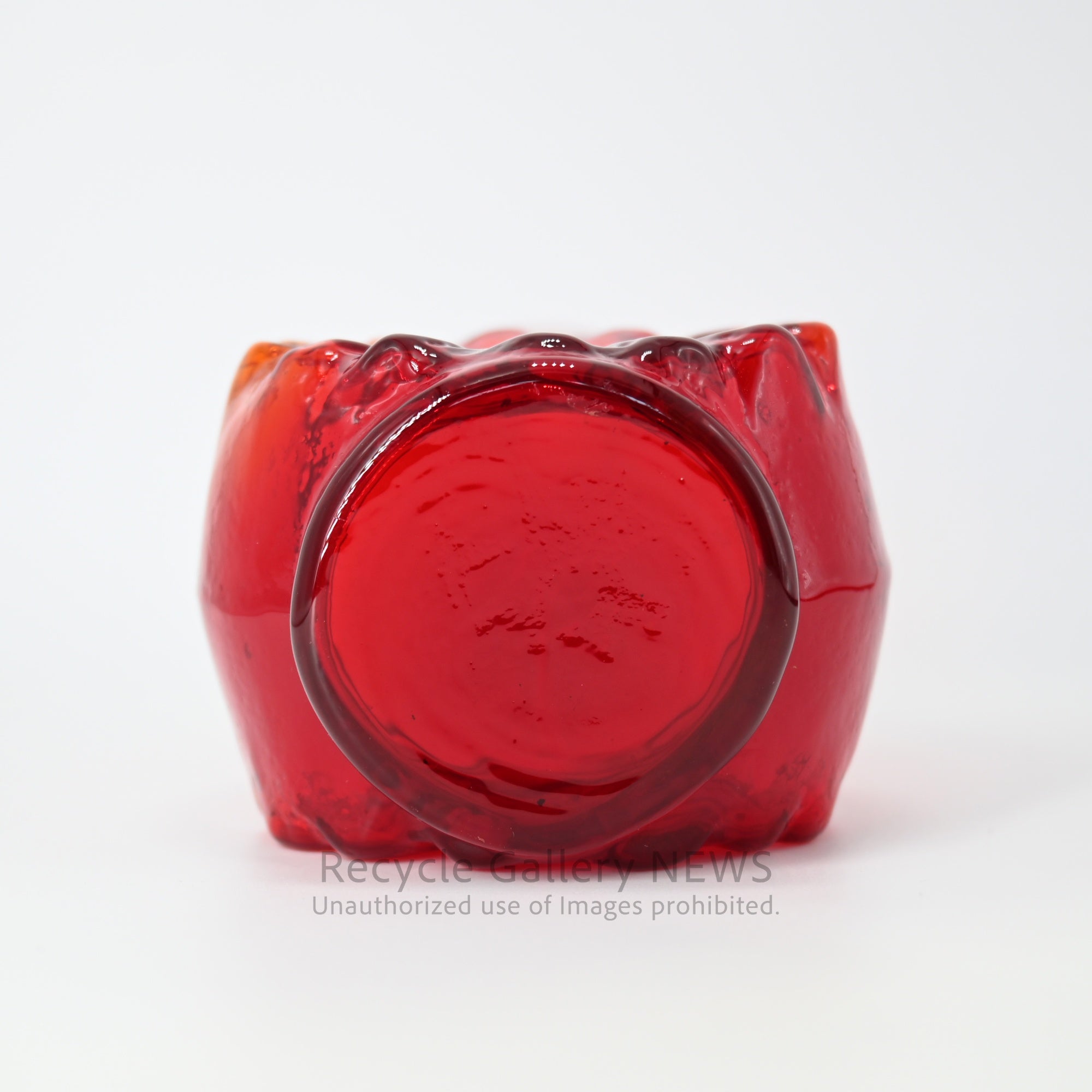 Sasaki Glass Vintage Vase Showa Retro Red Japan / 佐々木硝子 ヴィンテージ花瓶 昭和レトロ 赤 日本