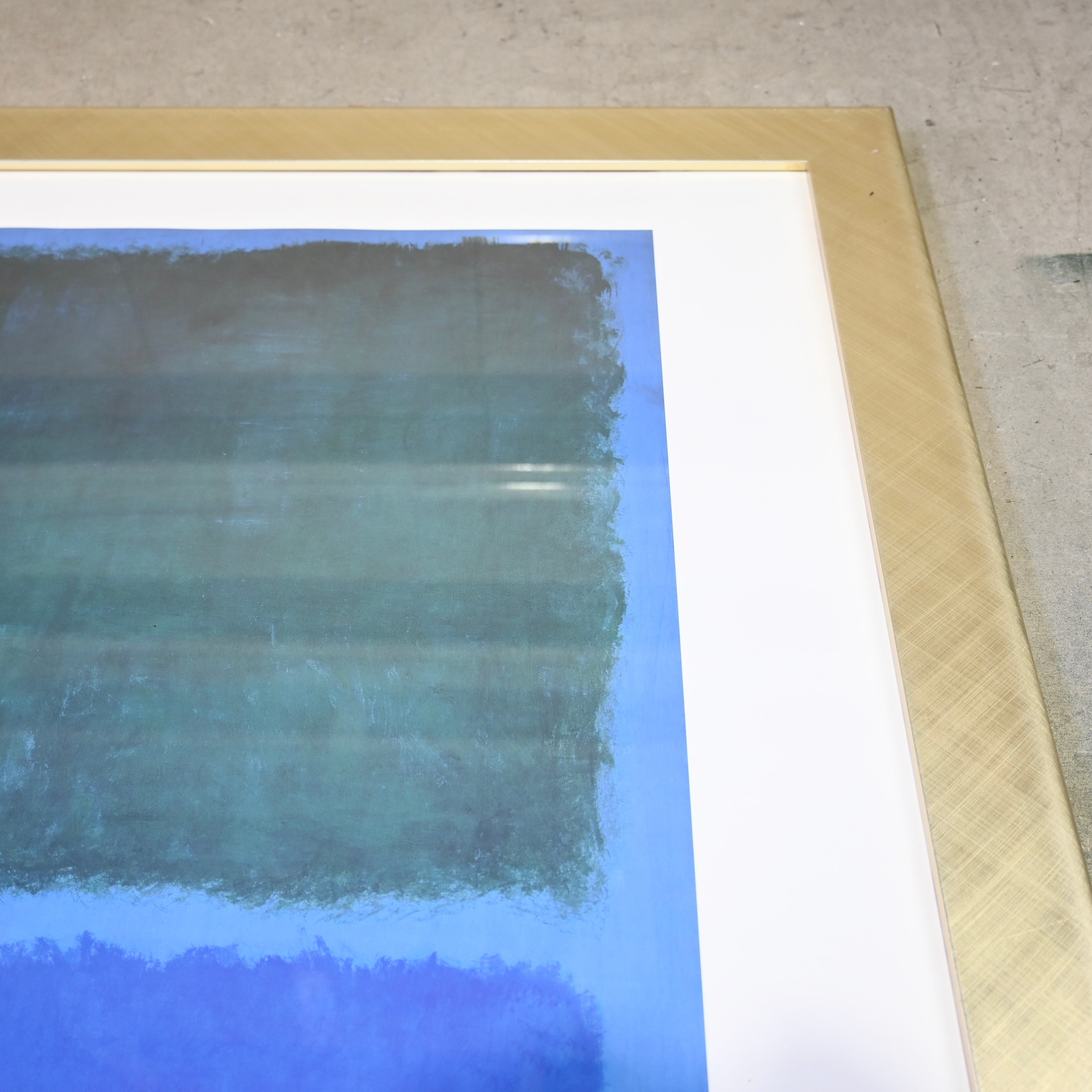 Mark Rothko Untitled Green,Blue,Green on Blue 1968 Poster Art flame / マーク ロスコ ポスター アートフレーム 1968年