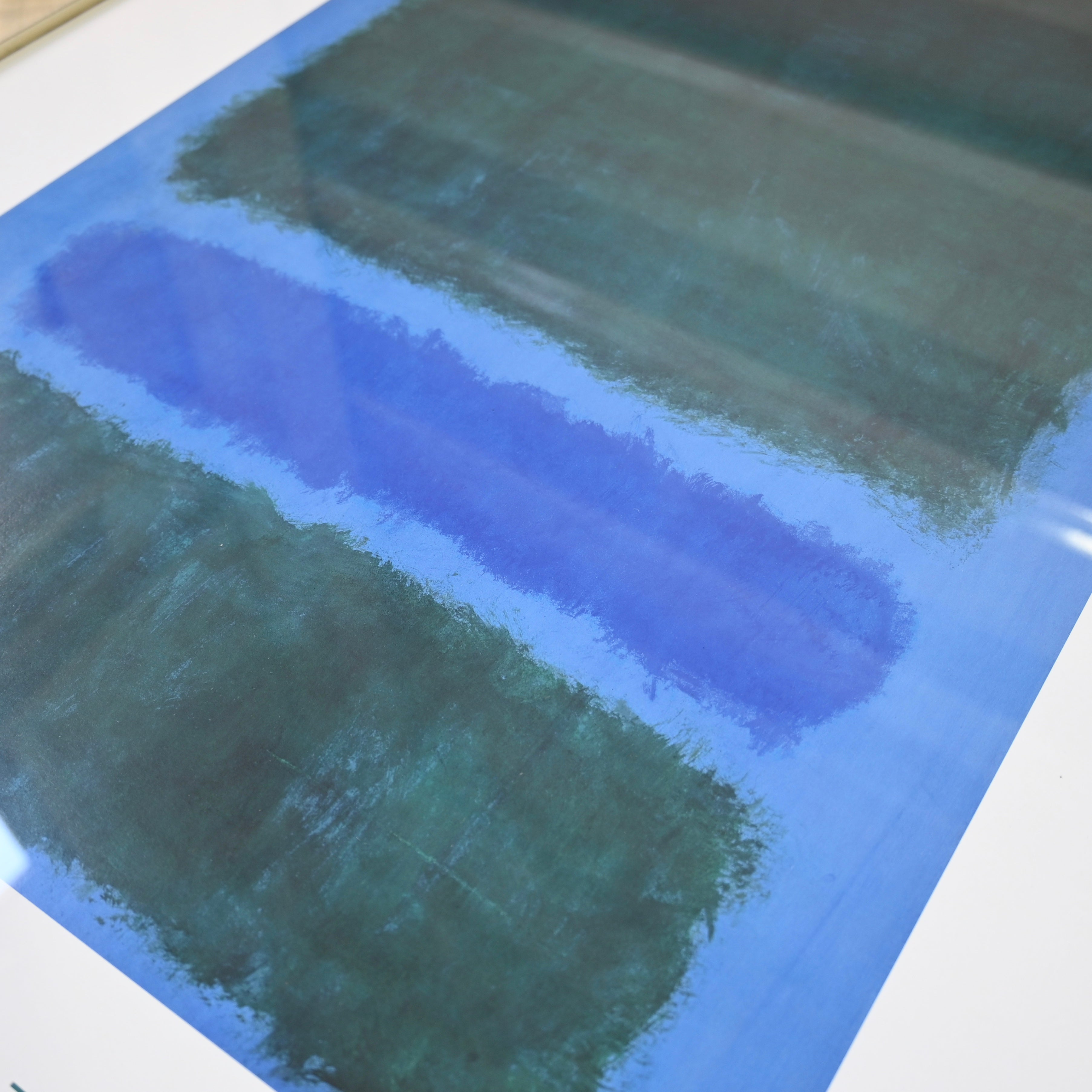 Mark Rothko Untitled Green,Blue,Green on Blue 1968 Poster Art flame / マーク ロスコ ポスター アートフレーム 1968年