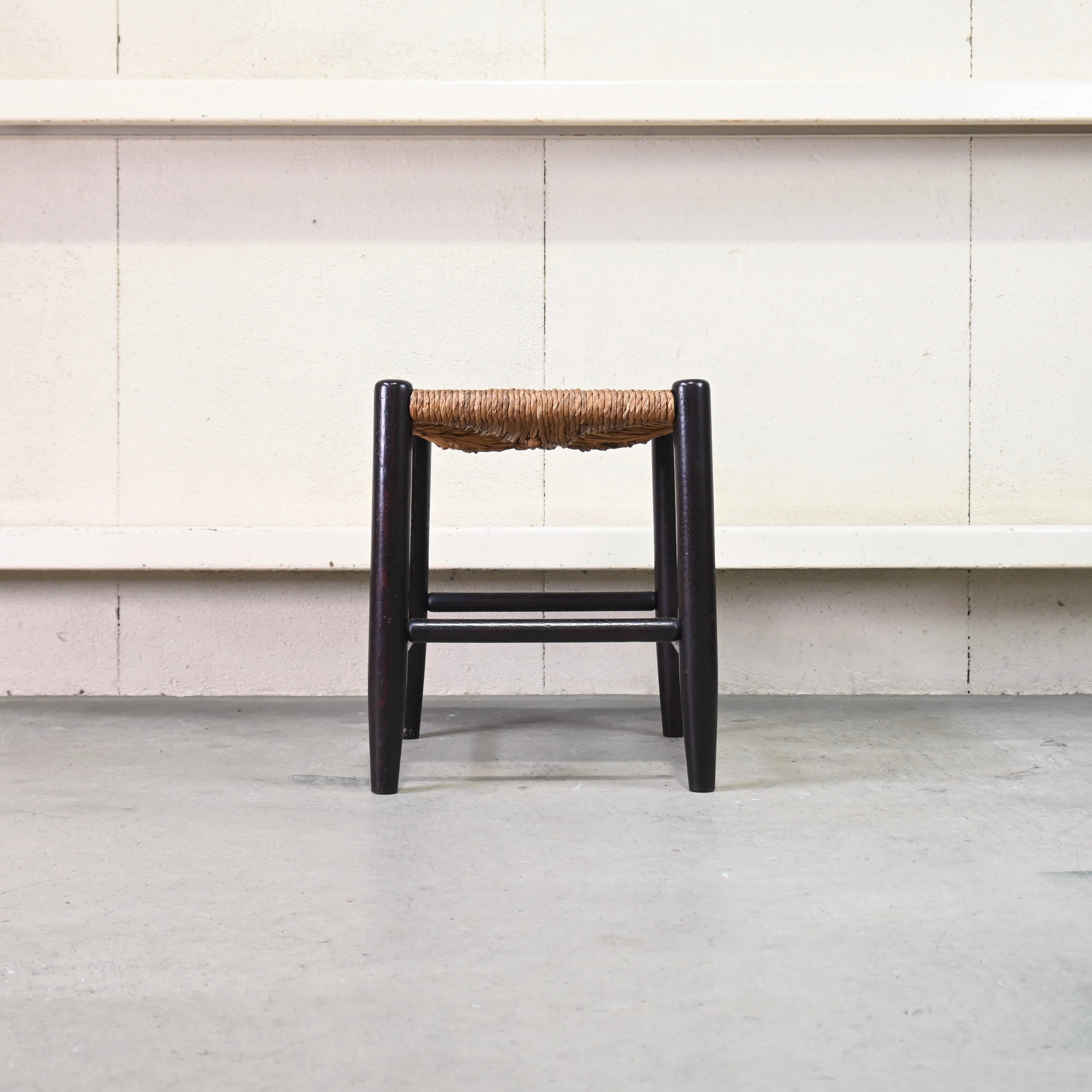 Matsumoto mingei Rush seated stool N.19 Japan vintage Fork art / 松本民芸家具 ラッシスツール #19型 民藝 ジャパンヴィンテージ