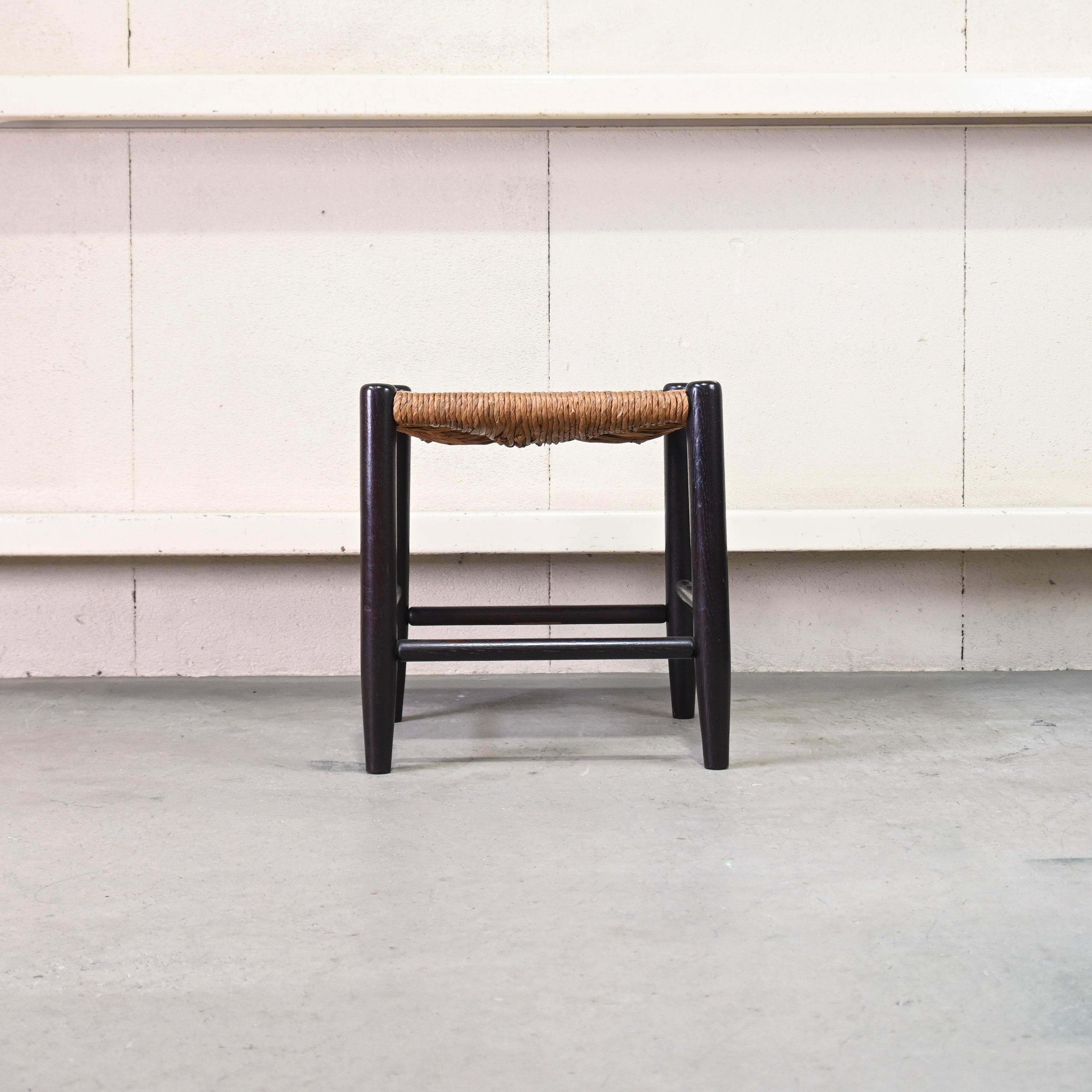 Matsumoto mingei Rush seated stool N.19 Japan vintage Fork art / 松本民芸家具 ラッシスツール #19型 民藝 ジャパンヴィンテージ