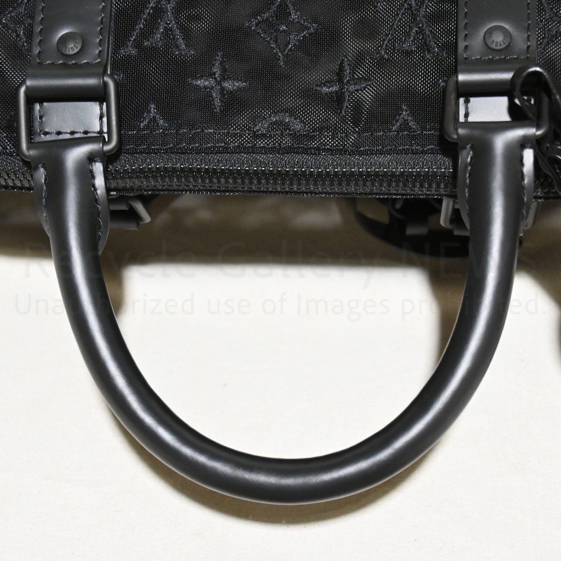 LOUIS VUITTON 2019 AW Virgil Abloh M53971 Monogram Mesh and Leather Boston Bag Keepall Bandouliere 50 / ルイ・ヴィトン ヴァージル・アブロー モノグラム メッシュ・レザー ボストンバッグ キーポル バンドリエール50