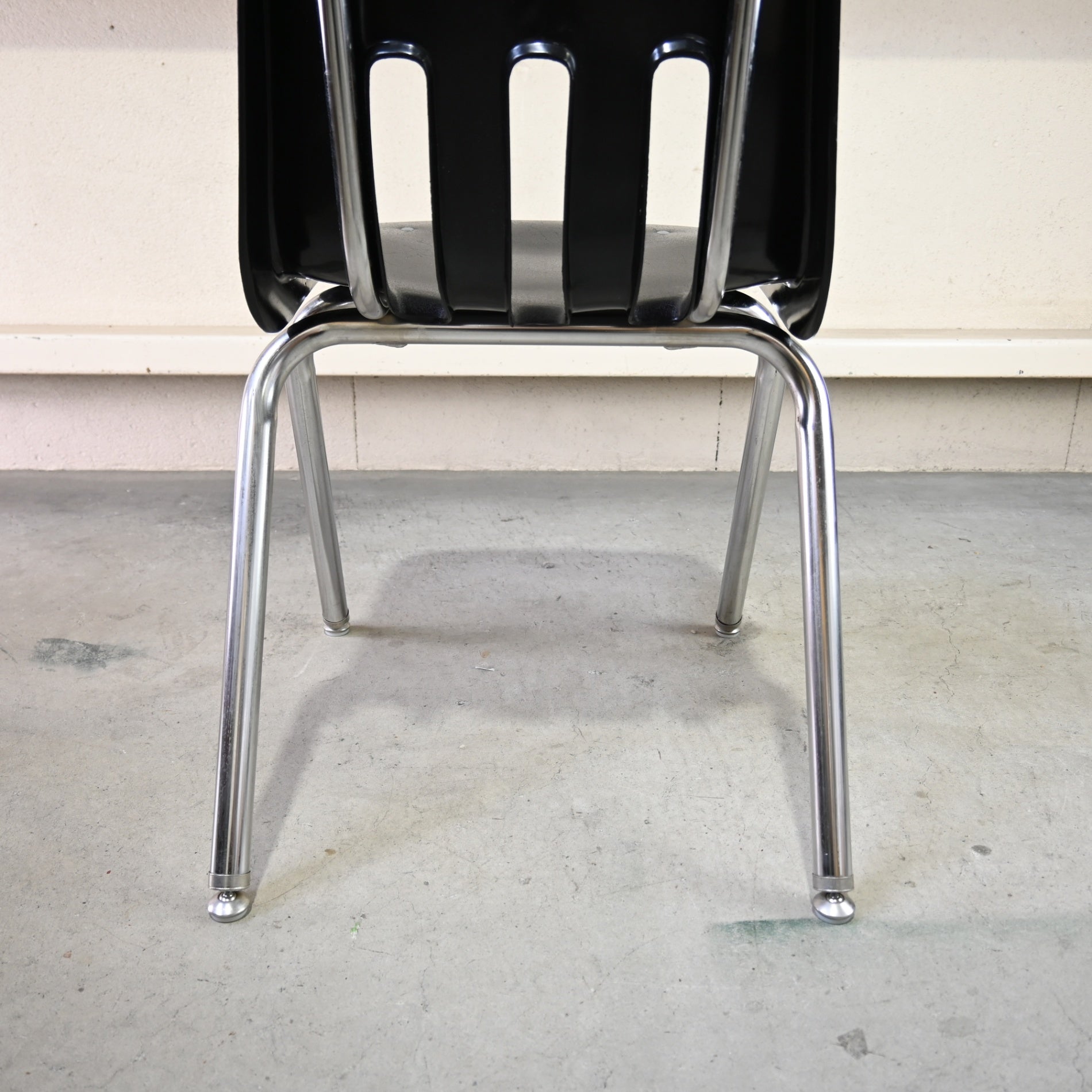 VIRCO Stacking chair Black Retro American Industrial design / バルコ スタッキングチェア ブラック レトロ アメリカン ヴィンテージ インダストリアルデザイン