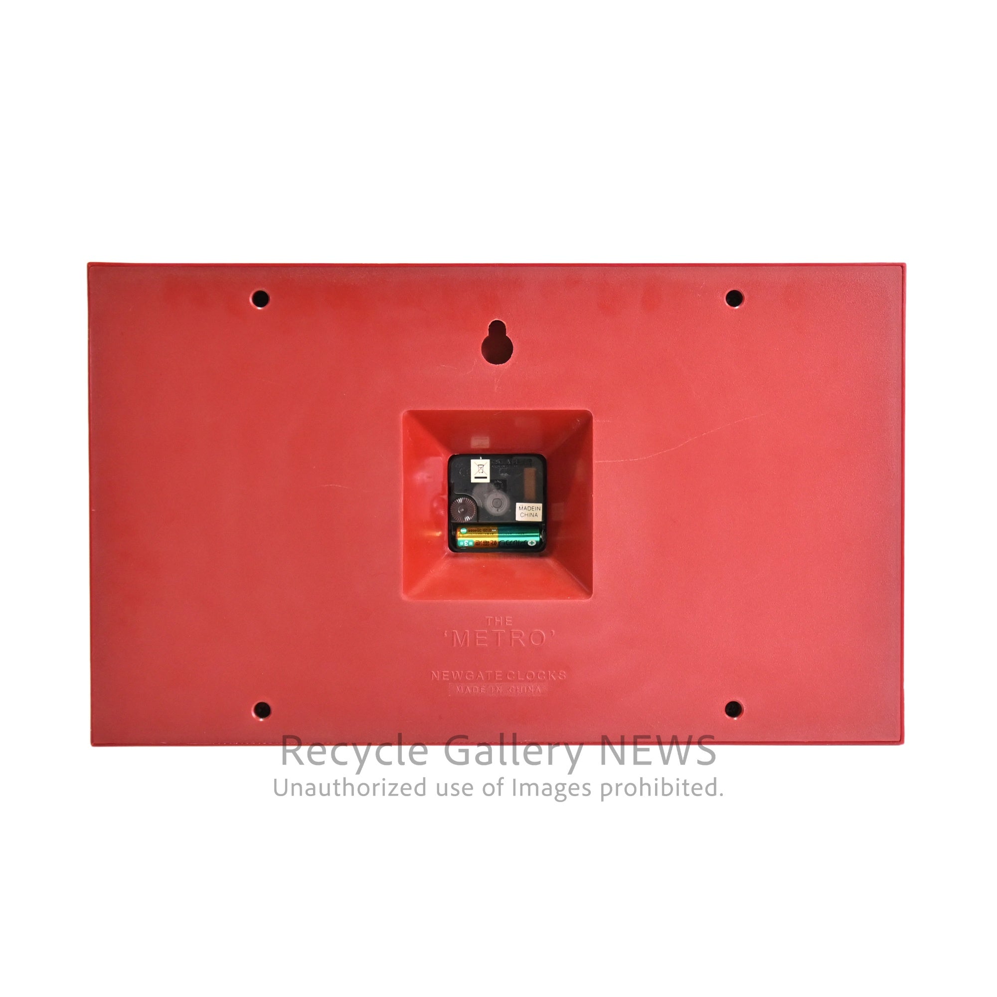 NEWGATE "METRO" Wall Clock Red / ニューゲート "メトロ" 壁掛け時計 赤