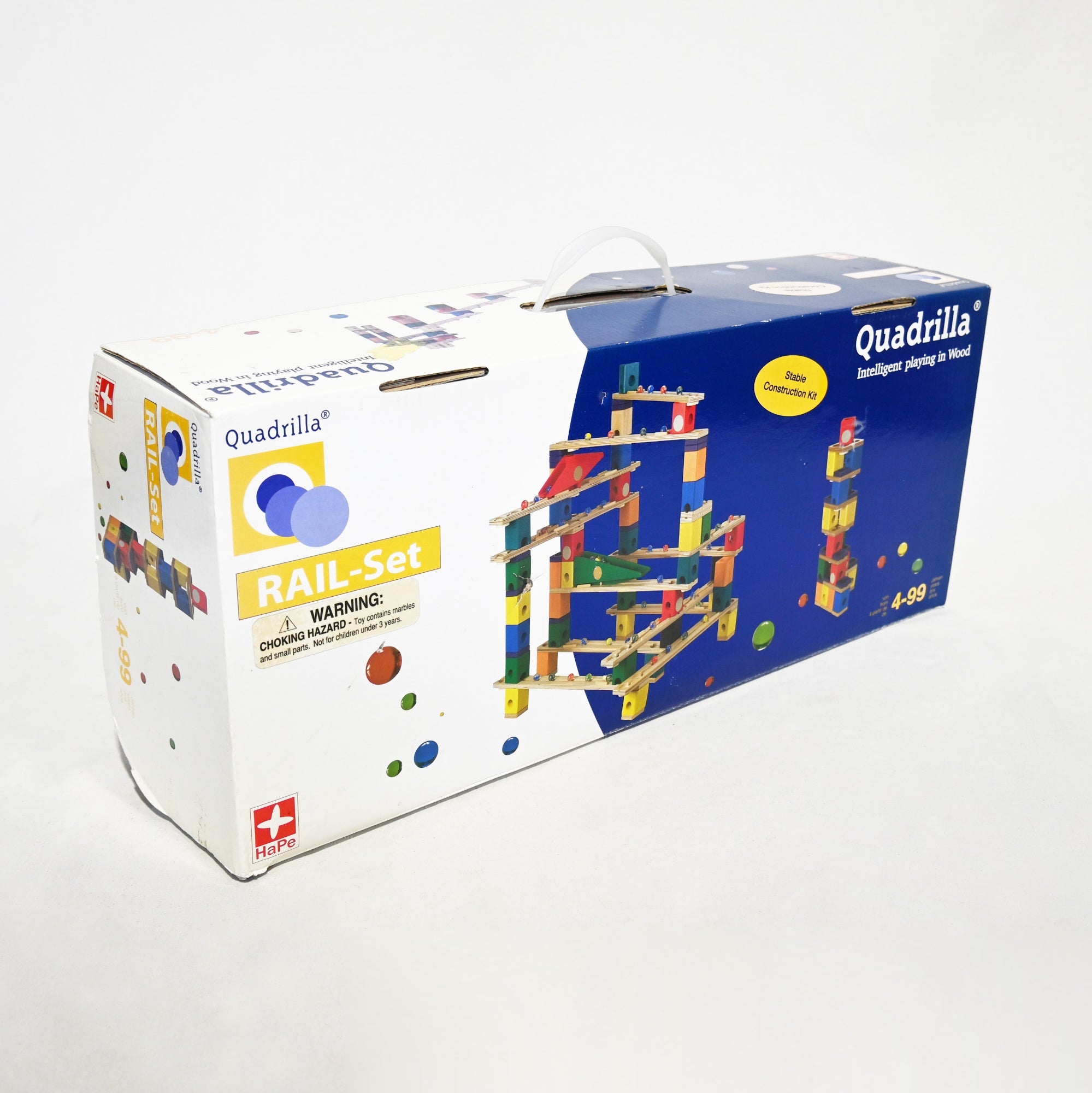 BorneLund Quadrilla Building Blocks Roll a ball Educational Toy Discontinued product / ボーネルンド クアドリラ レールセット 廃盤品 積み木 ビー玉転がし 知育玩具