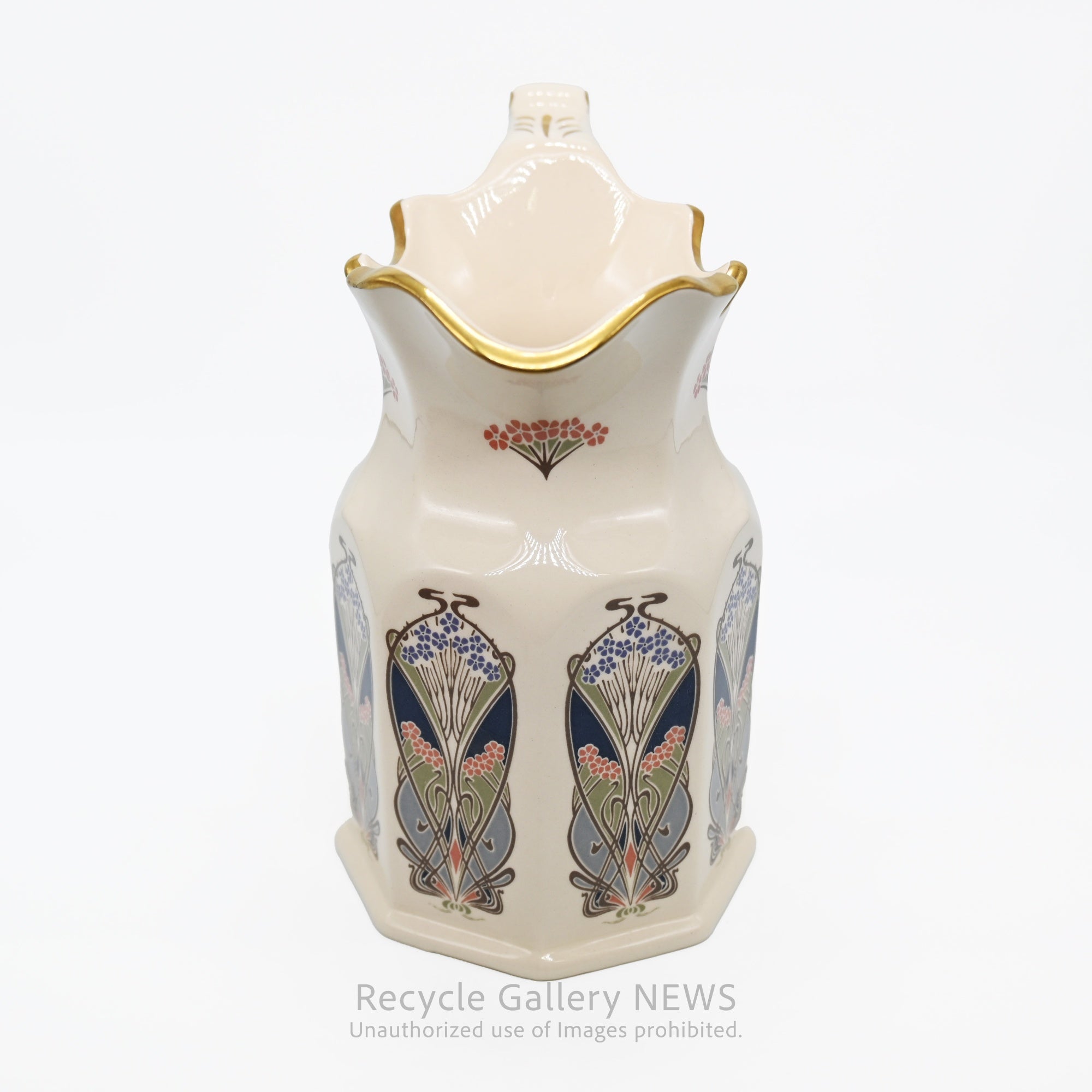 Vintage Masons Ironstone Jug with Liberty London’s Ianthe Pattern / メイソンズ アイアンストーン ジャグ リバティ・ロンドン アイアンシー柄