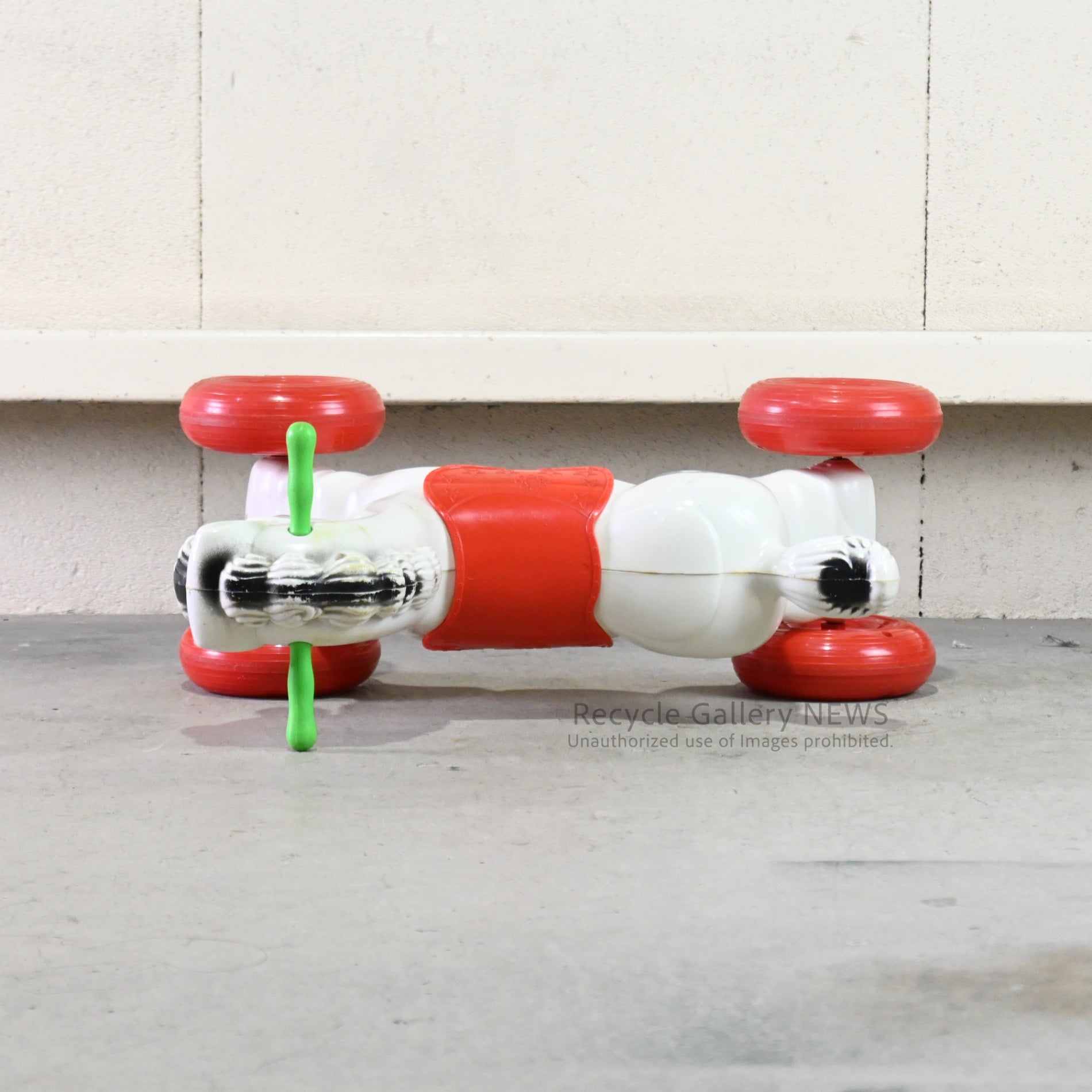 Rocking horse Pull-along Plastic resin Retro Vintage for display / 木馬 引きぐるま プラスチック樹脂製 レトロ ヴィンテージ 観賞用