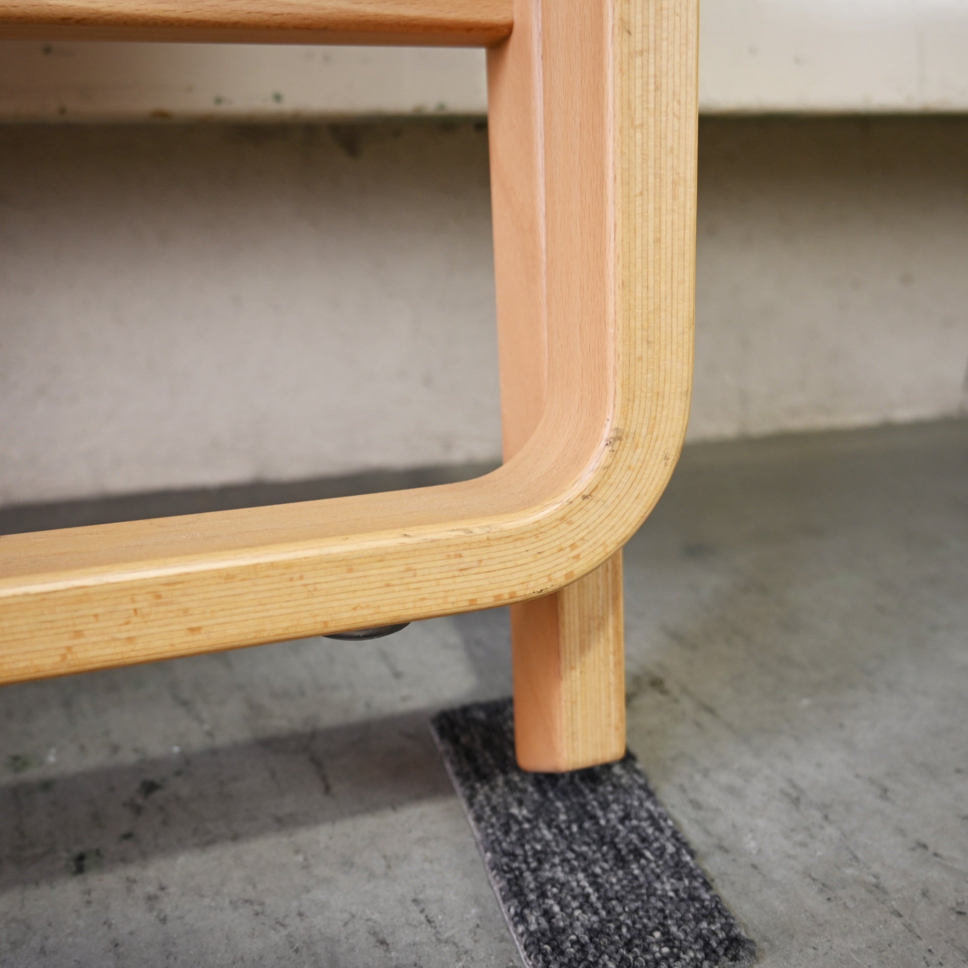 Tendo Folding chair T-3229WB-NT Japan Molded plywood / 天童木工 フォールディングチェア 折りたたみ椅子 廃盤シート張地布 日本 成形合板 木材