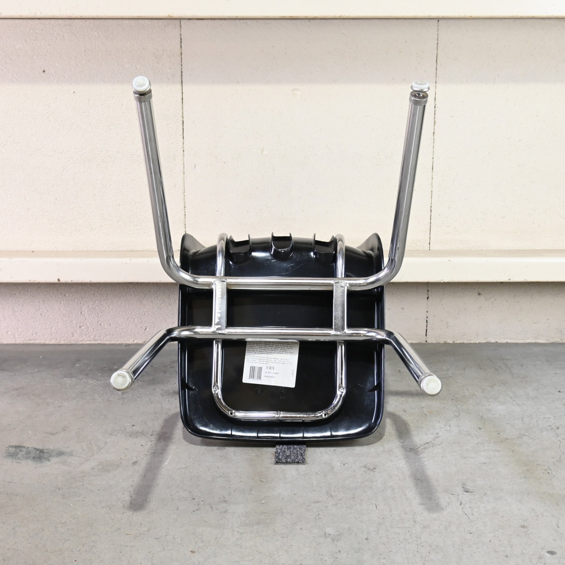 VIRCO Stacking chair Black Retro American Industrial design / バルコ スタッキングチェア ブラック レトロ アメリカン ヴィンテージ インダストリアルデザイン