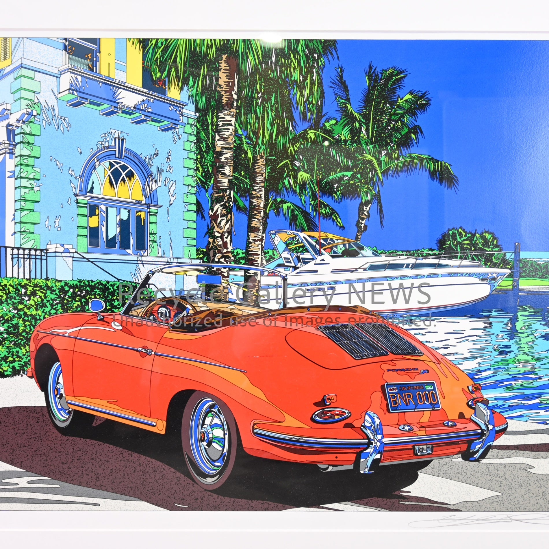 Eizin Suzuki 1998 "Various Dreams" (U.S.A. Version) Lithograph Print Japan Art / 鈴木英人 バリアス・ドリームス U .S.Aバージョン リトグラフ 日本 アート