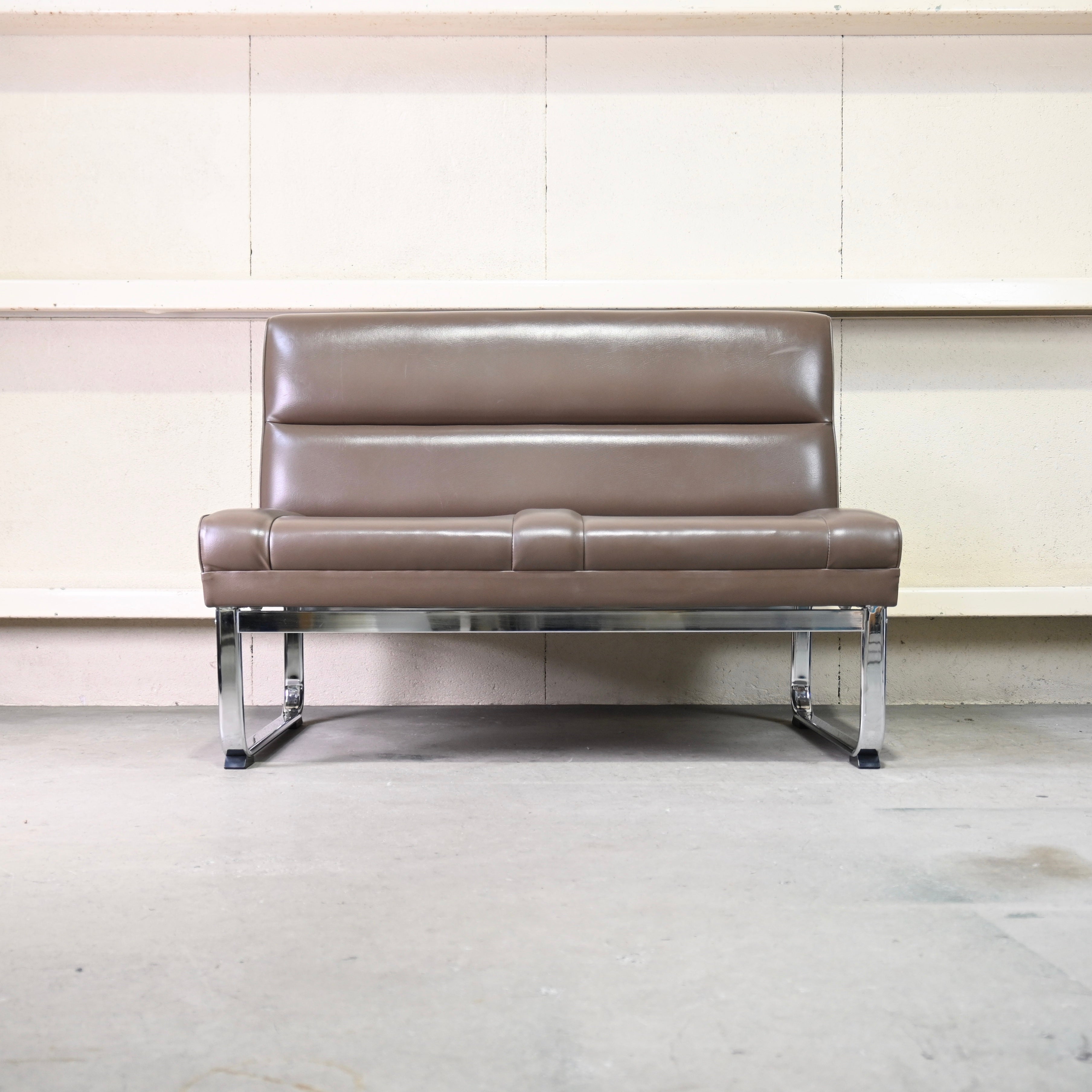 From old hospital 2P sofa Japanese modern / ホスピタルファニチャー 2Pソファ ジャパニーズモダン