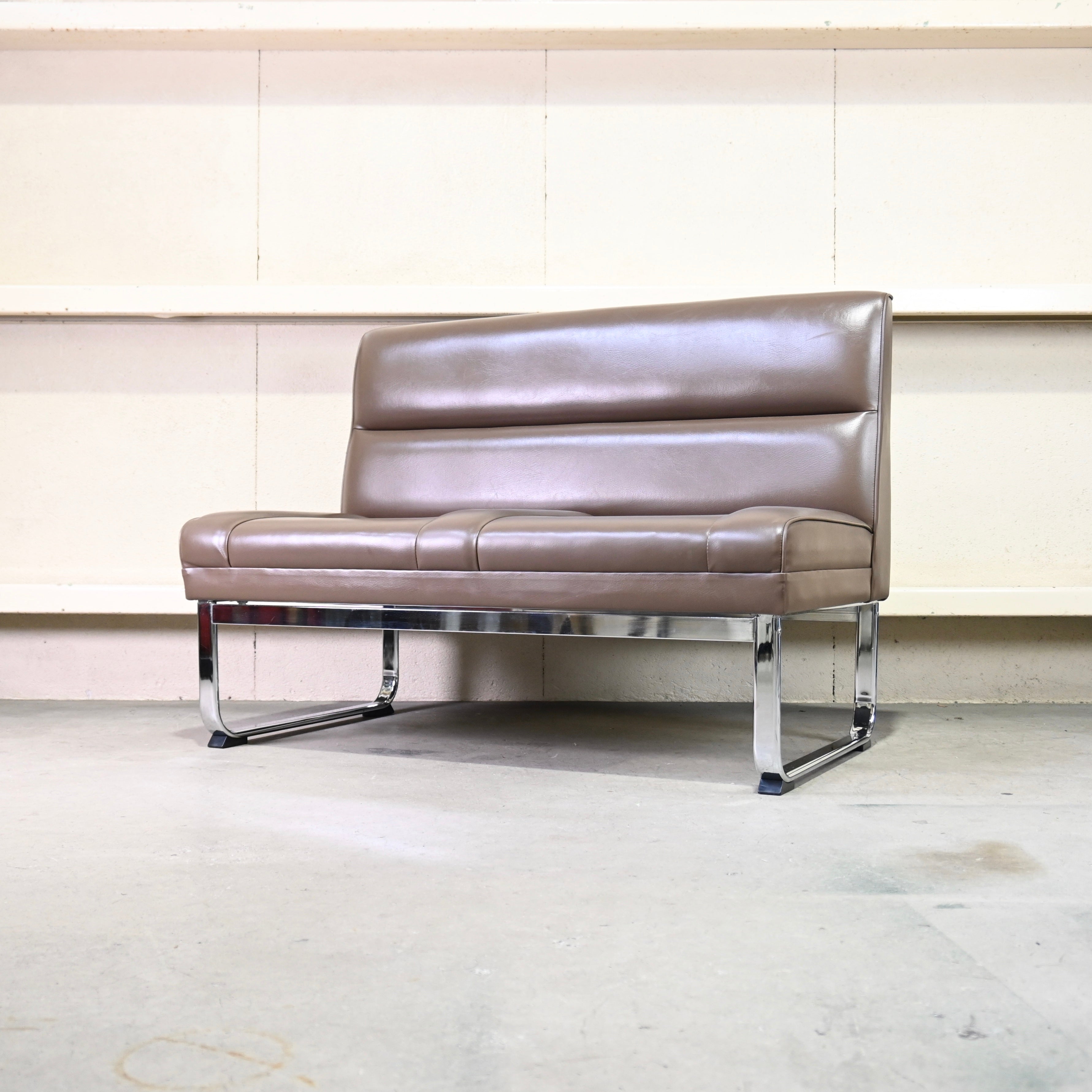 From old hospital 2P sofa Japanese modern / ホスピタルファニチャー 2Pソファ ジャパニーズモダン