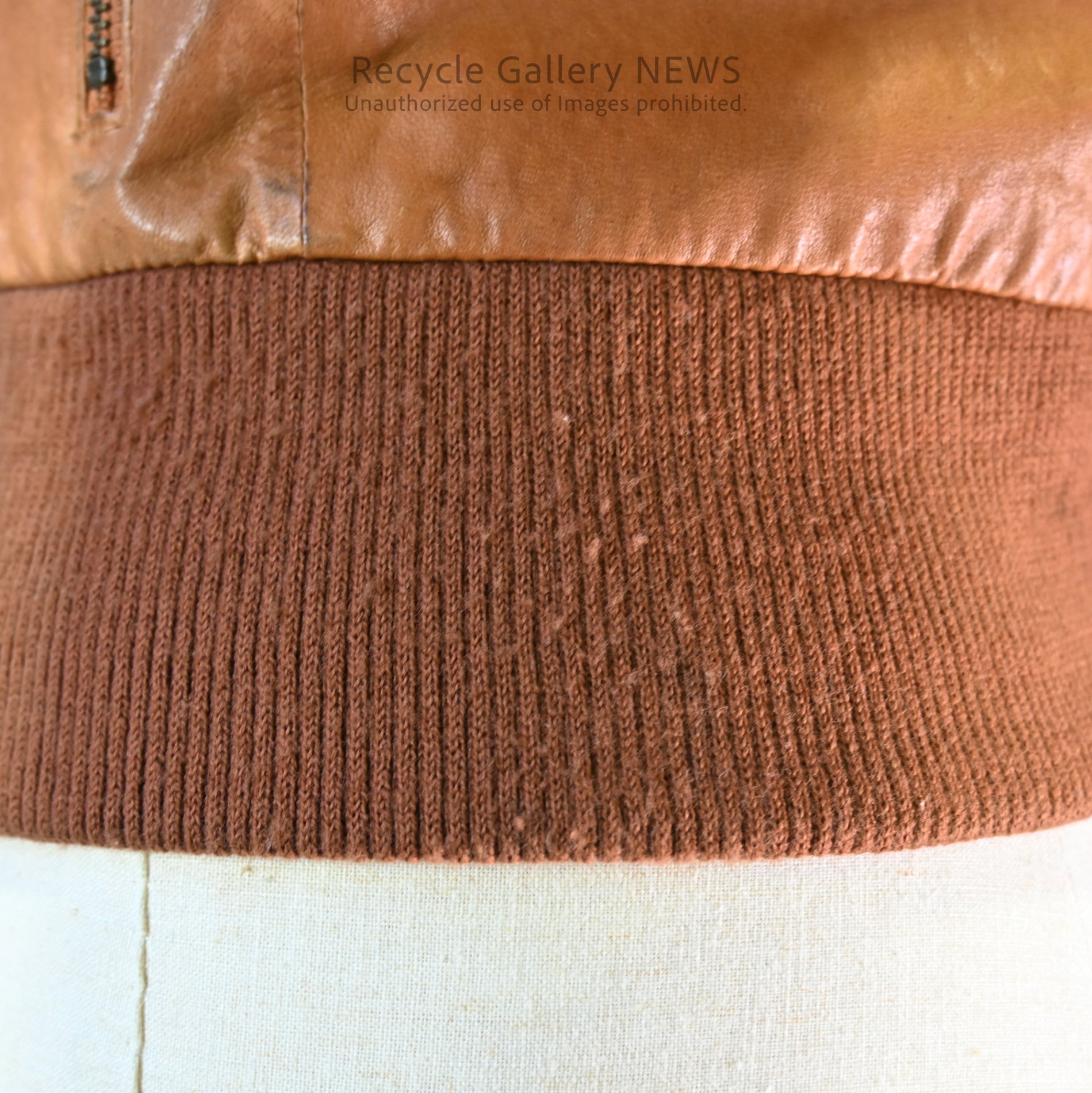 AG by aquagirl Lamb Leather Jacket Orange Brown / アクアガール 羊革 レザージャケット オレンジブラウン