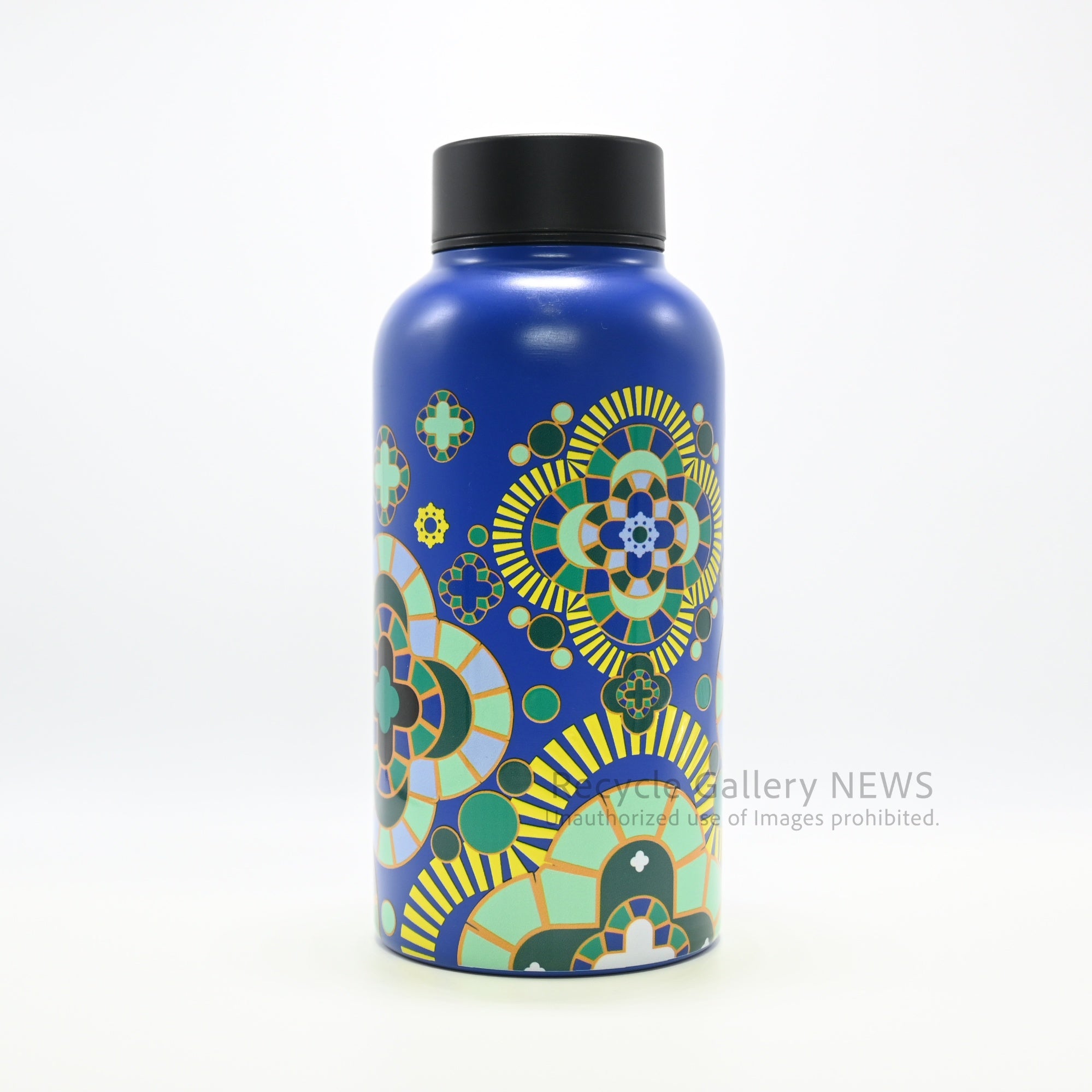 T2 tea Palazzo 300ml Stainless Steel Tumbler with Built-in Tea Strainer Australia / T2 パラッツォ 地中海風タイルデザイン 300ml 茶漉し内蔵 タンブラー ステンレス オーストラリア
