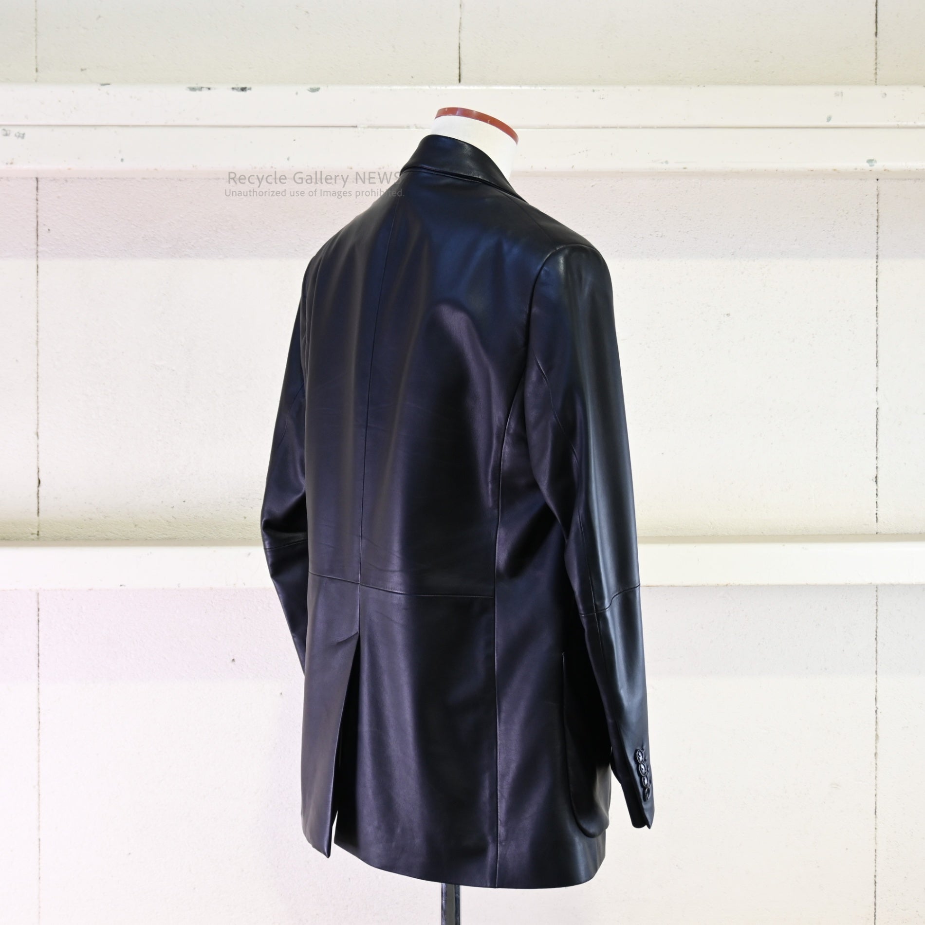 LOEWE Men's Lamb Leather Jacket in Black Jonathan Anderson /  ロエベ メンズ ラム レザー ジャケット ブラック ジョナサン・アンダーソン  羊革 黒