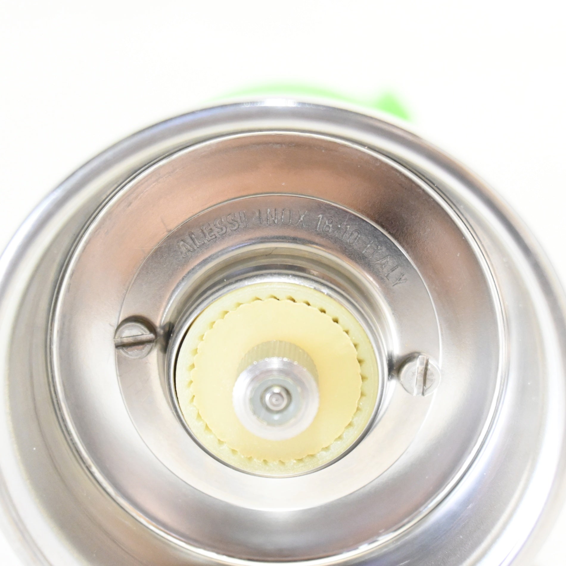 ALESSI Girotondo Pepper Spice Mill Green＆Stainless Italy / アレッシ ジロトンド ペッパーミル スパイスミル 黄緑＆ステンレス イタリア