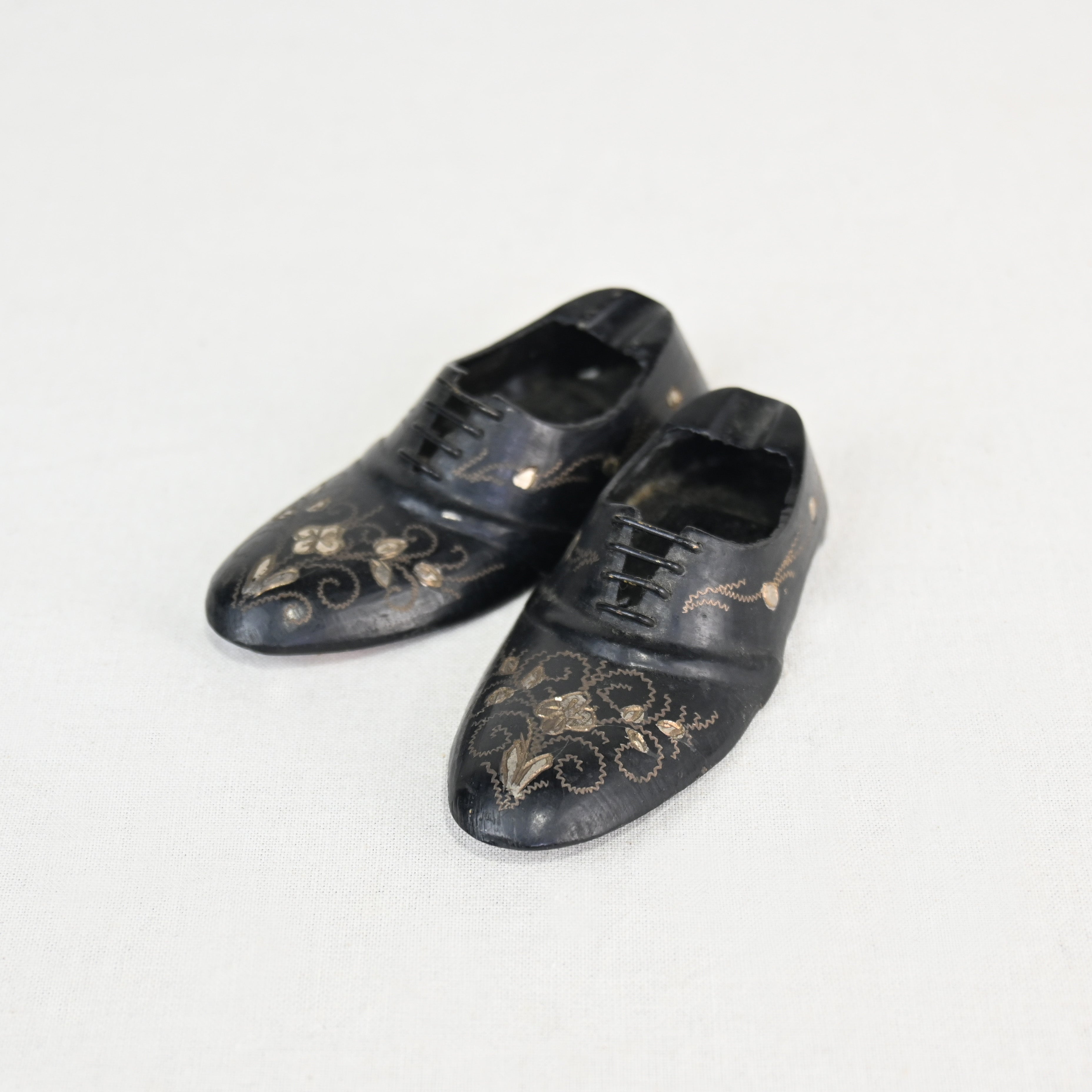 Indian vintage Brass Shoes Ash tray / インド ヴィンテージ 真鍮 灰皿 革靴