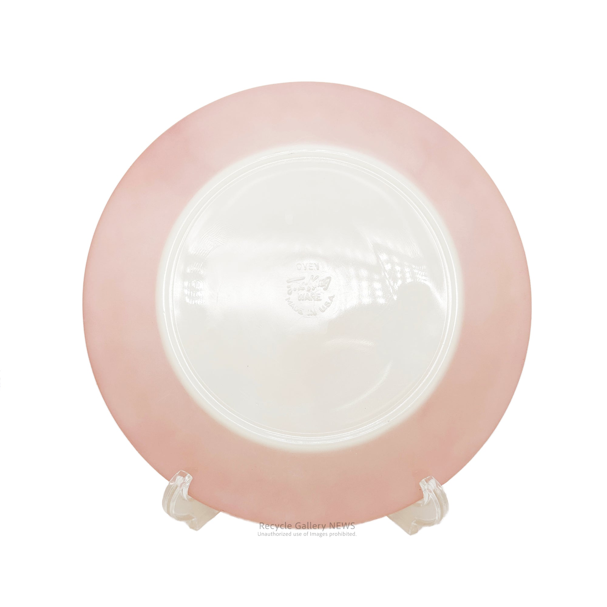 Fire-king Anchor Hocking Pink Swirl 23cm Plate / ファイヤーキング アンカーホッキング ピンクスワール ヴィンテージ プレート