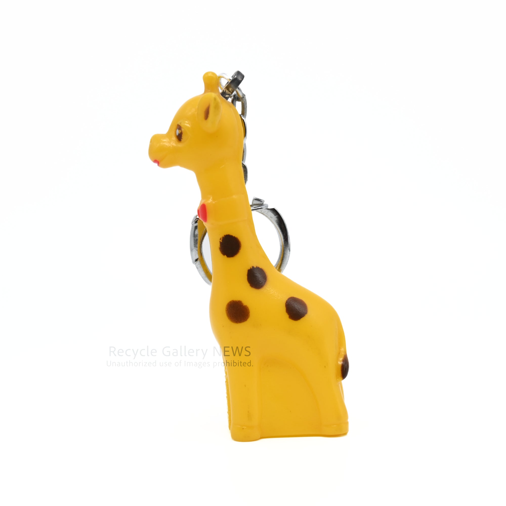 Sanpo-Seiyaku Pharmaceutical Giraffe Soft Vinyl Keychain Showa Retro Japan / 三宝製薬 きりん ソフビ キーホルダー 昭和レトロ 日本