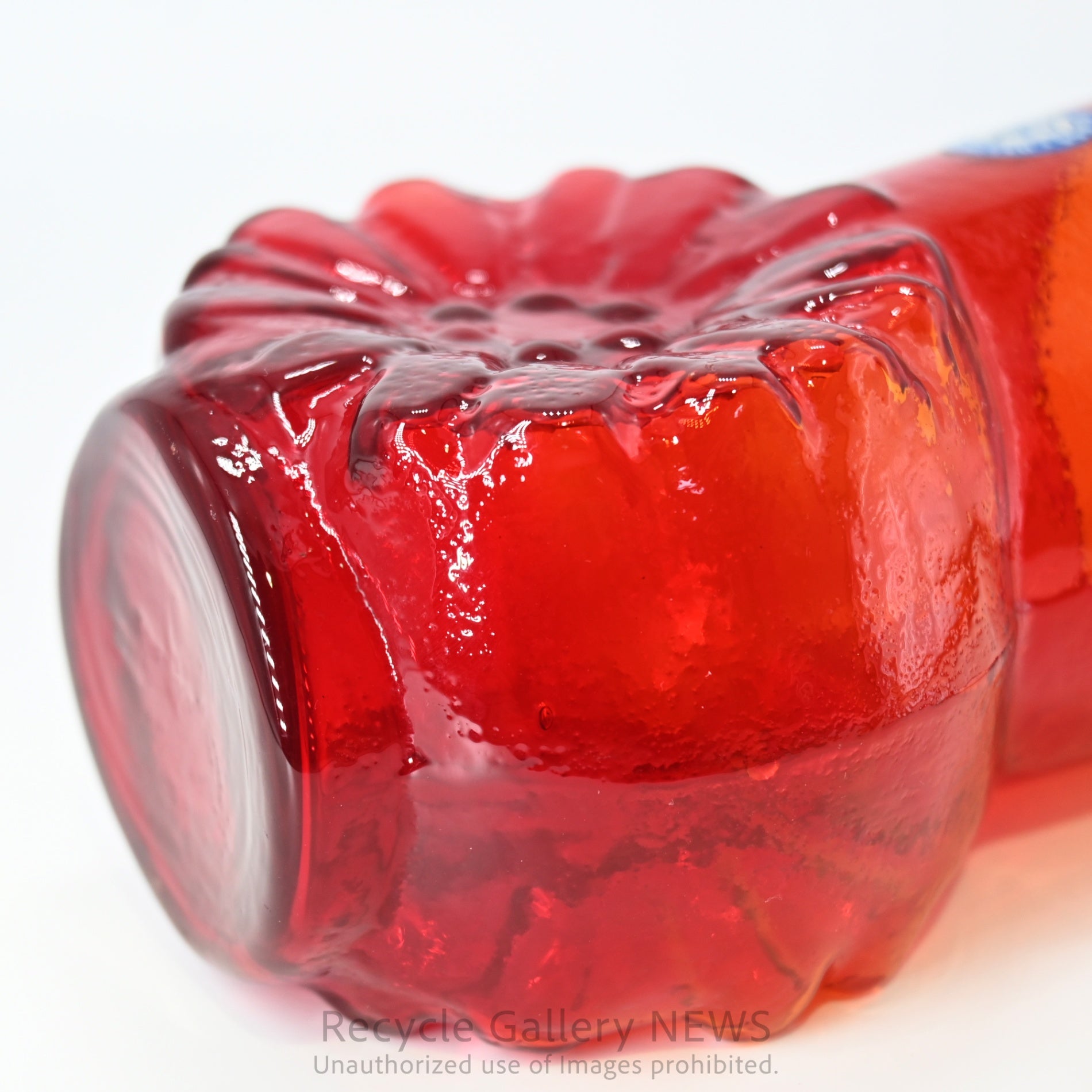 Sasaki Glass Vintage Vase Showa Retro Red Japan / 佐々木硝子 ヴィンテージ花瓶 昭和レトロ 赤 日本