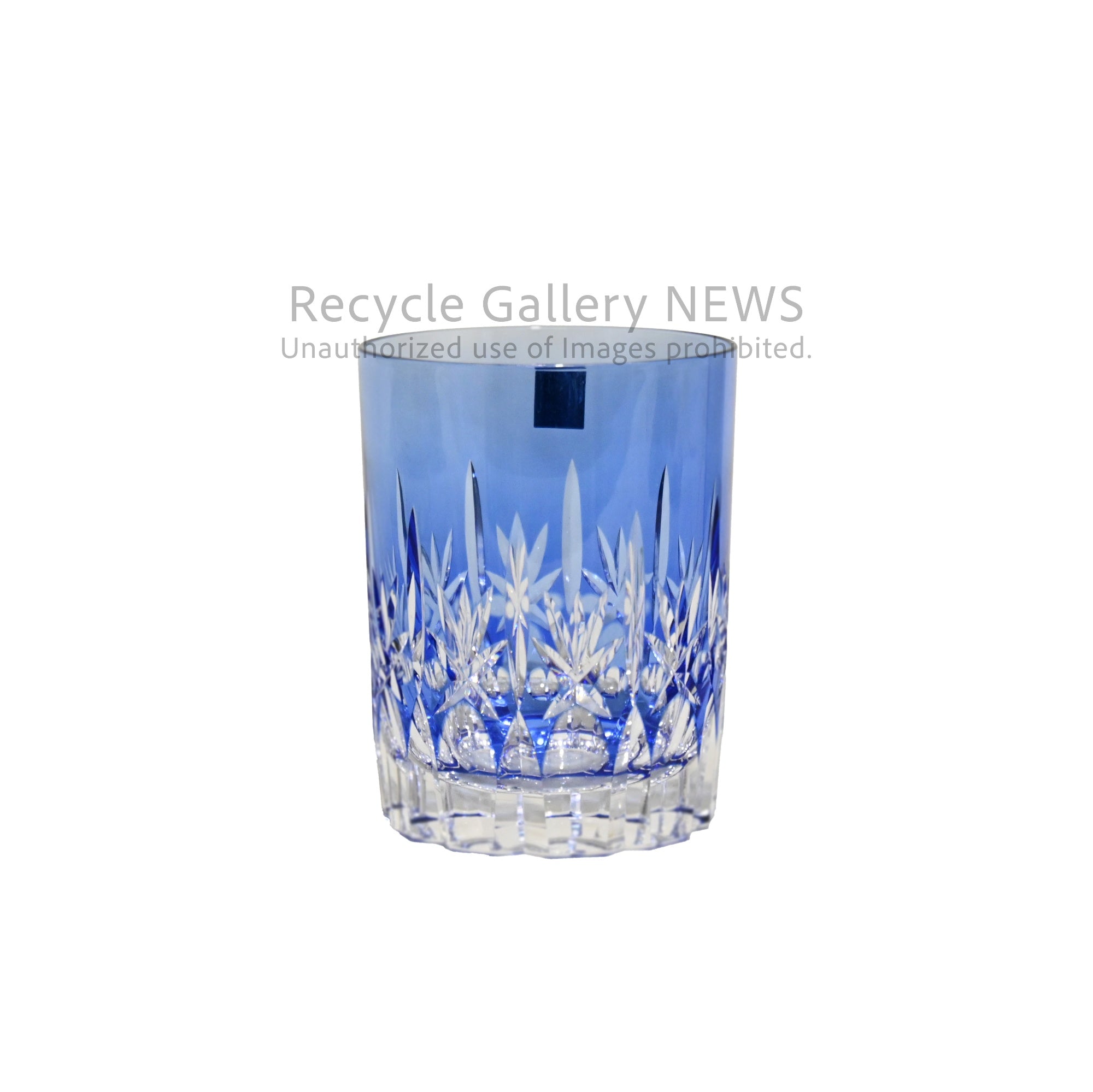 Kagami Crystal Cut Glass My Glass Blue Japan / カガミクリスタル 切子グラス マイグラス ブルー 日本