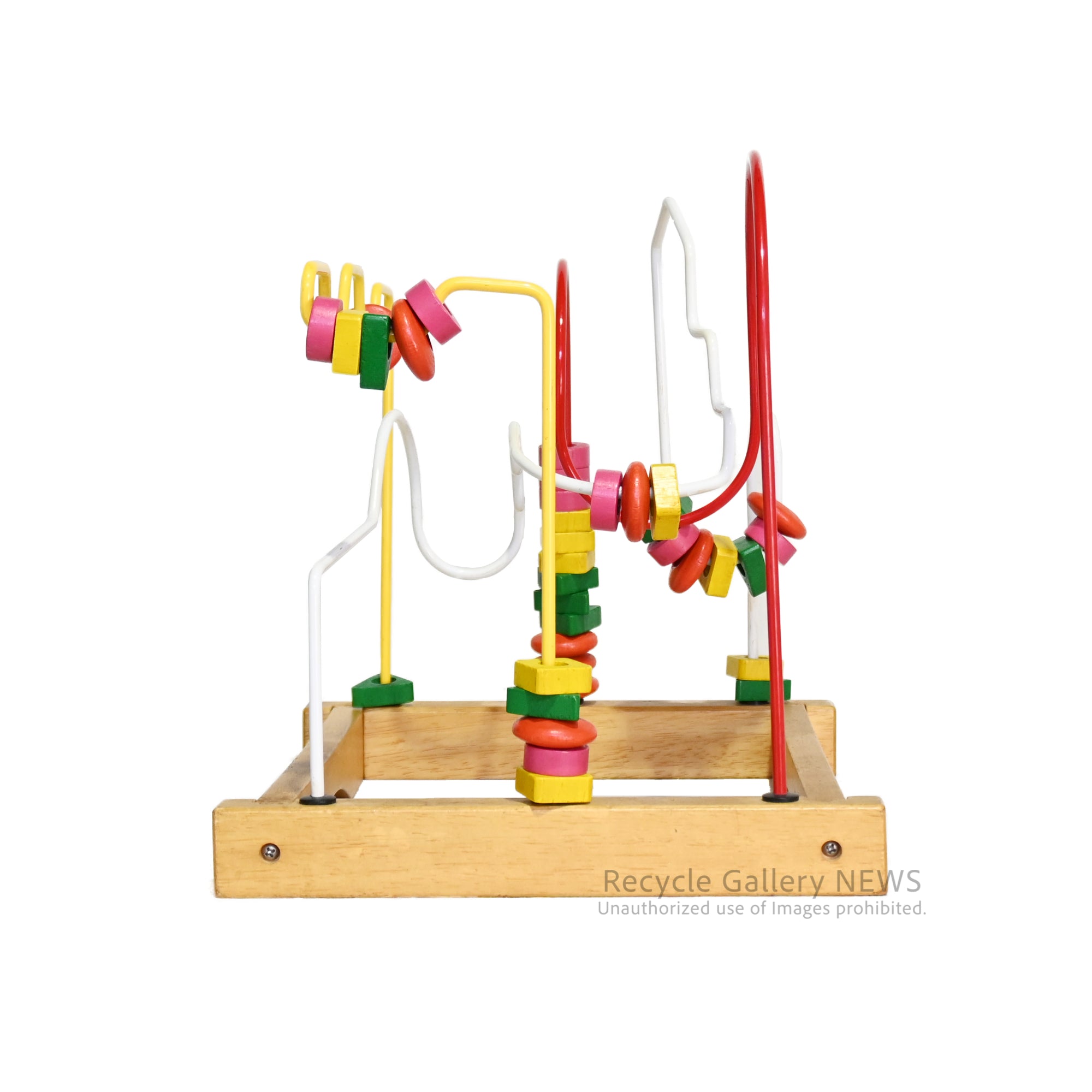 nichigan original Bead Maze Japanese Educational Toy Wooden /  ニチガン オリジナル ビーズコースター 日本 知育玩具  木製