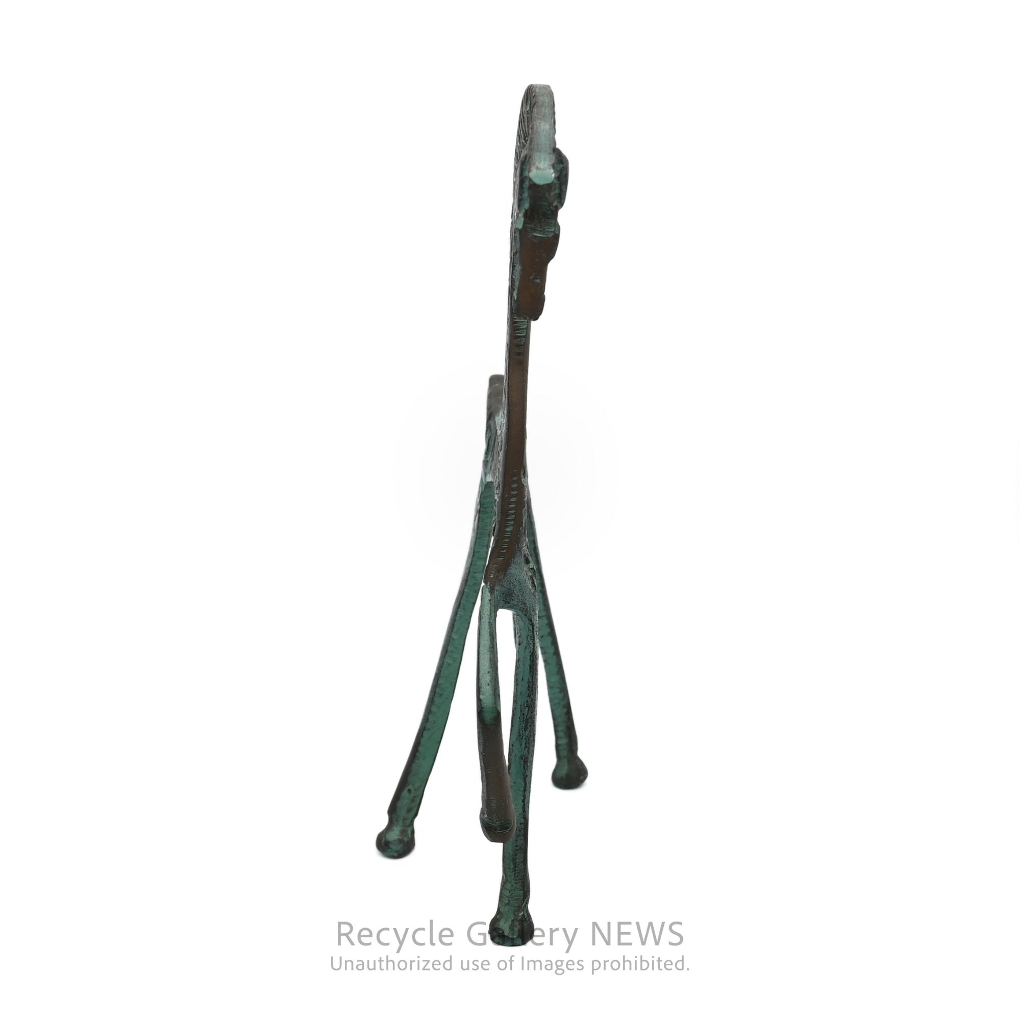 Greek Horse Statue Green Bronze / ギリシャ風 青銅 ブロンズ オブジェ 馬