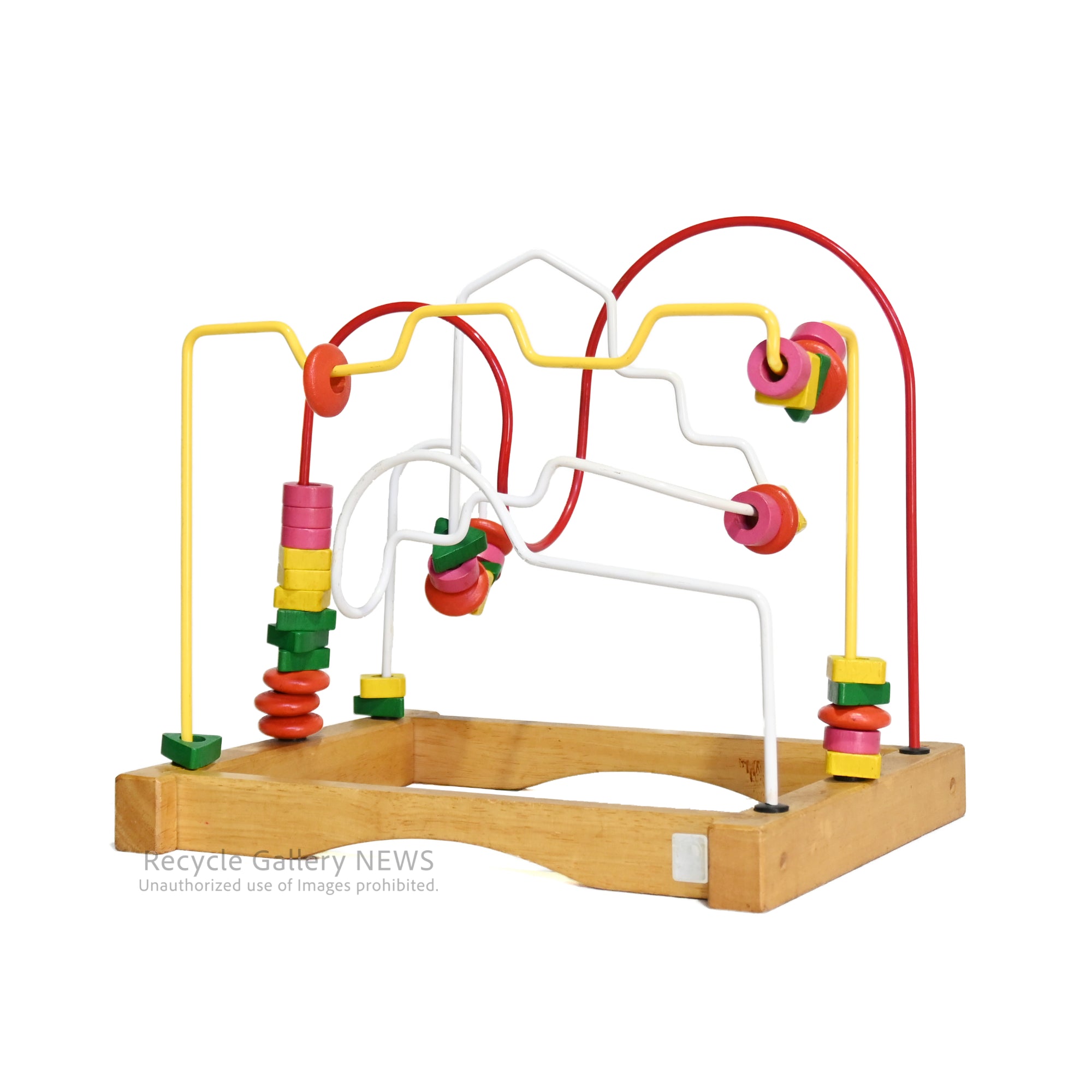nichigan original Bead Maze Japanese Educational Toy Wooden /  ニチガン オリジナル ビーズコースター 日本 知育玩具  木製