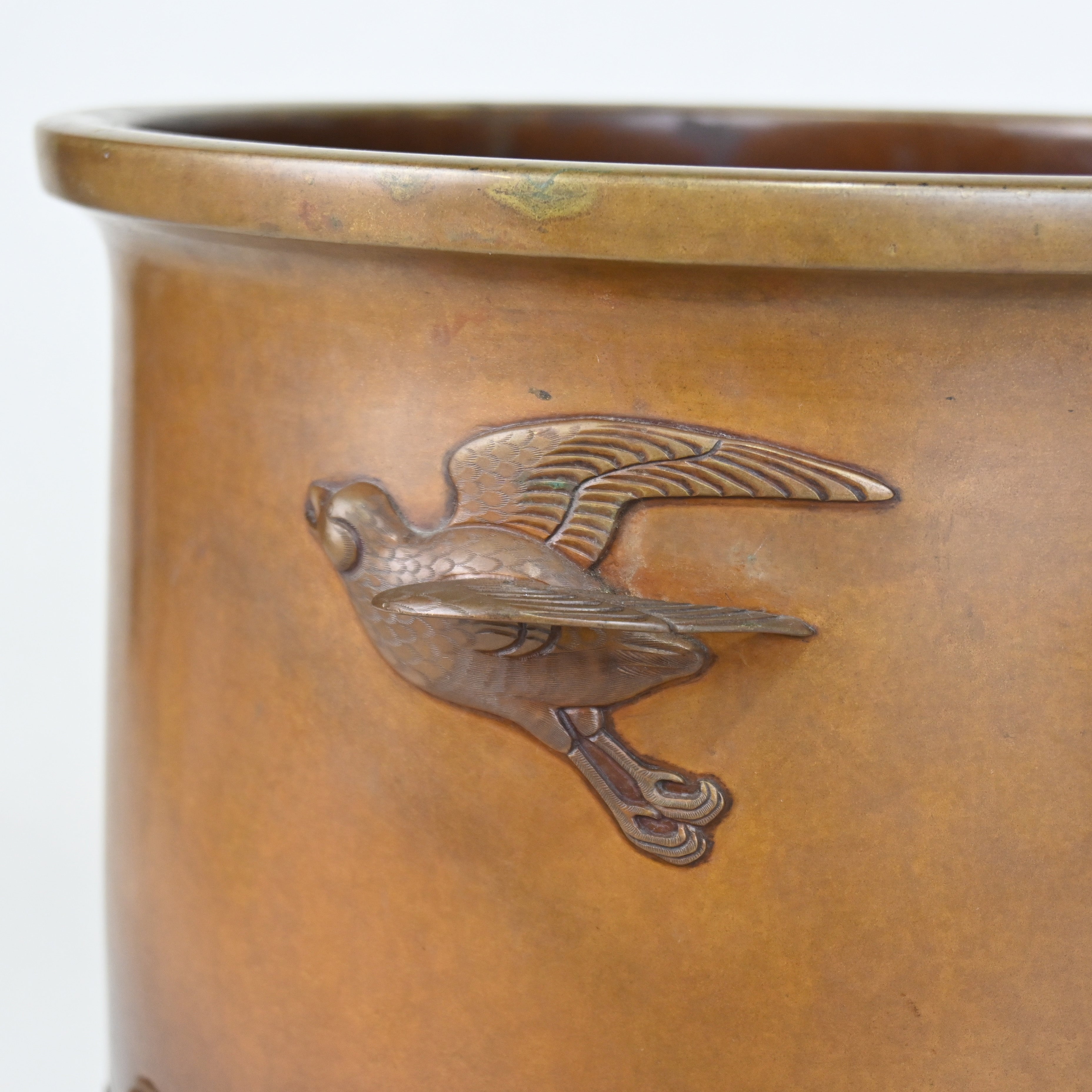 Nabecho Brazier Plover Japan Vintage / 鍋寵 火鉢 千鳥 日本 ヴィンテージ