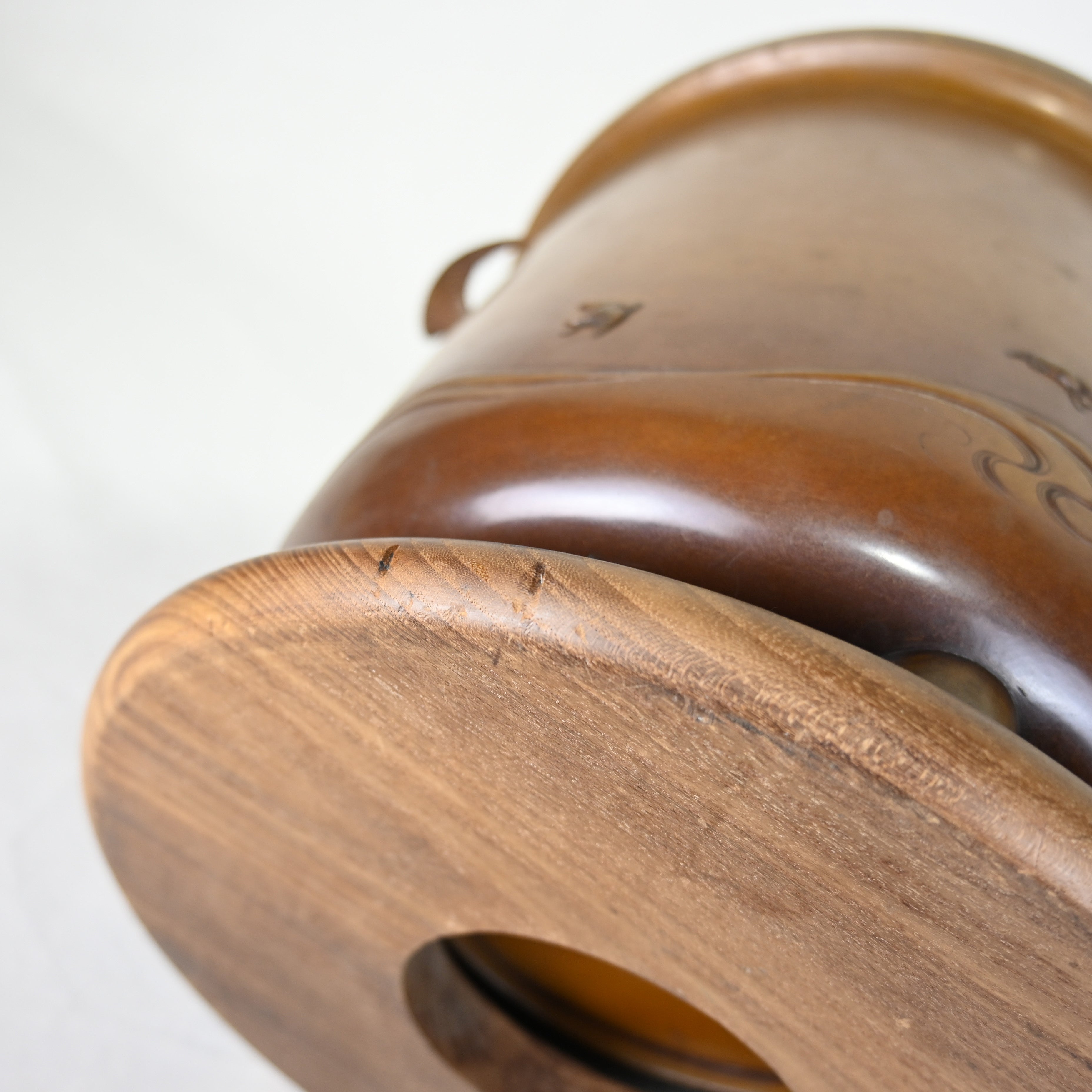 Nabecho Brazier Plover Japan Vintage / 鍋寵 火鉢 千鳥 日本 ヴィンテージ