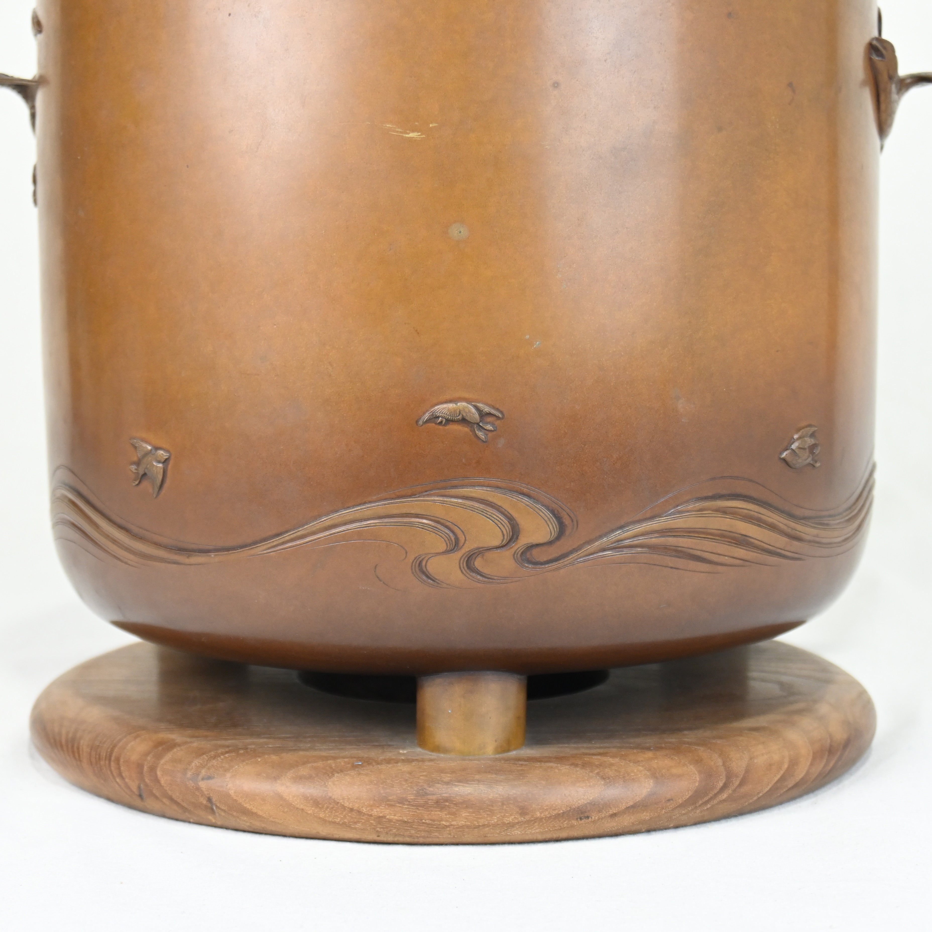 Nabecho Brazier Plover Japan Vintage / 鍋寵 火鉢 千鳥 日本 ヴィンテージ