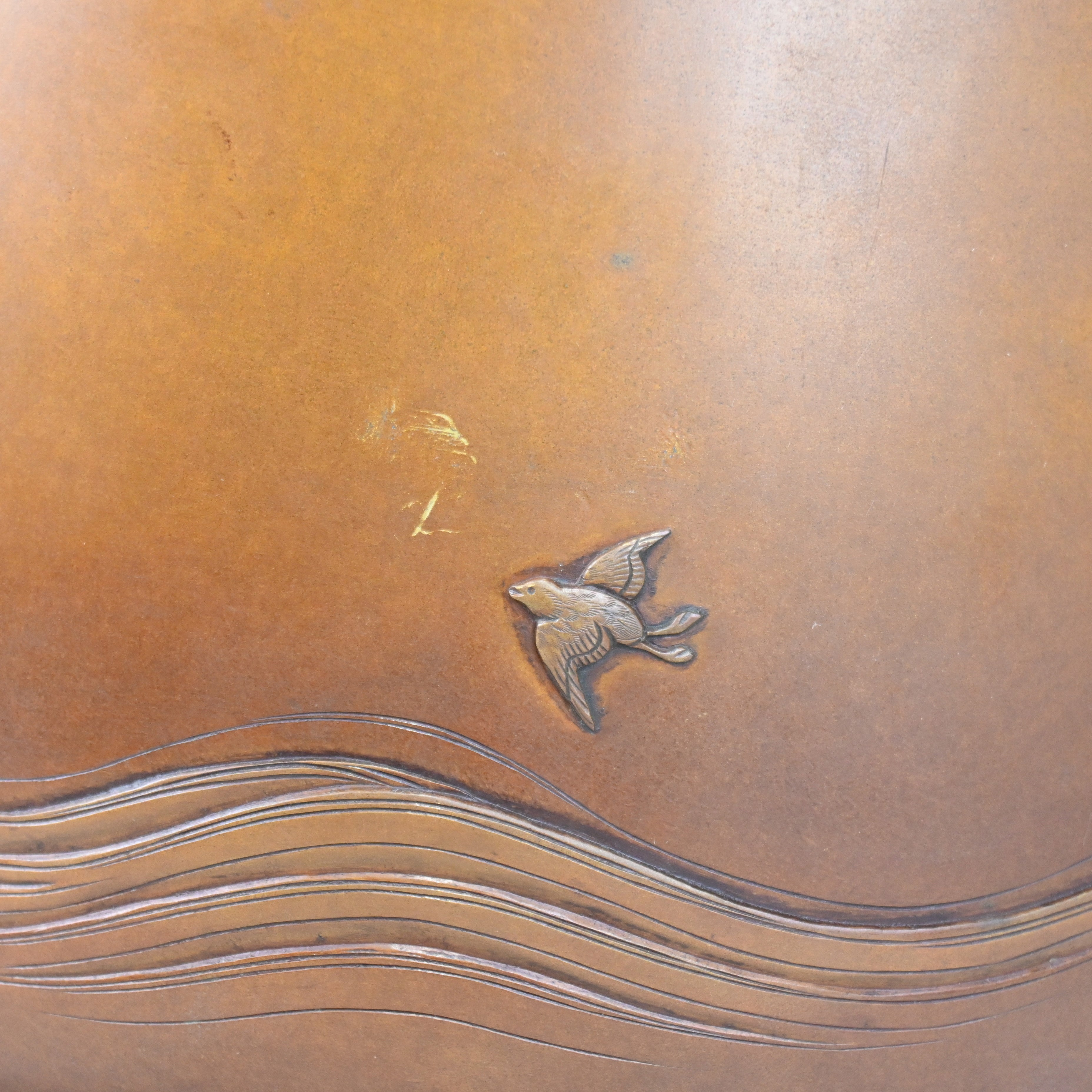 Nabecho Brazier Plover Japan Vintage / 鍋寵 火鉢 千鳥 日本 ヴィンテージ