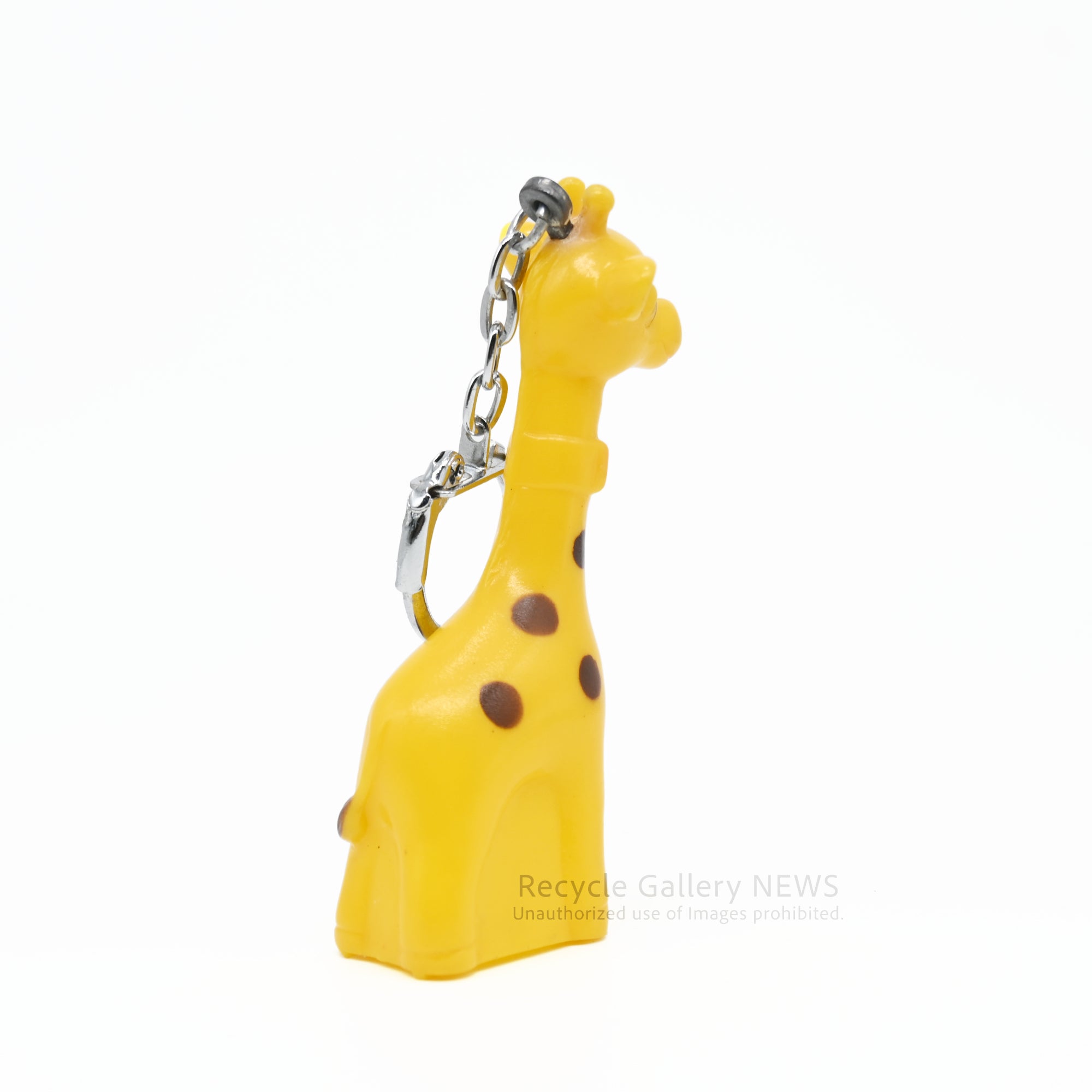 Sanpo-Seiyaku Pharmaceutical Giraffe Soft Vinyl Keychain Showa Retro Japan / 三宝製薬 きりん ソフビ キーホルダー 昭和レトロ 日本