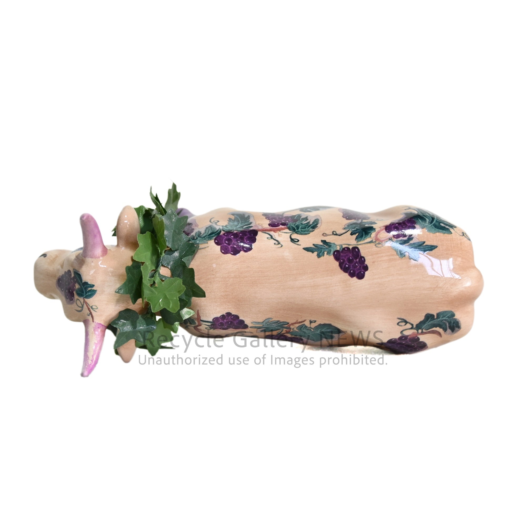Cow figurine Wine Grapes Westland giftware Cow Parade / 牛のオブジェ ワイン 葡萄 ウエストランド ギフトウェア カウパレード フィギュリン