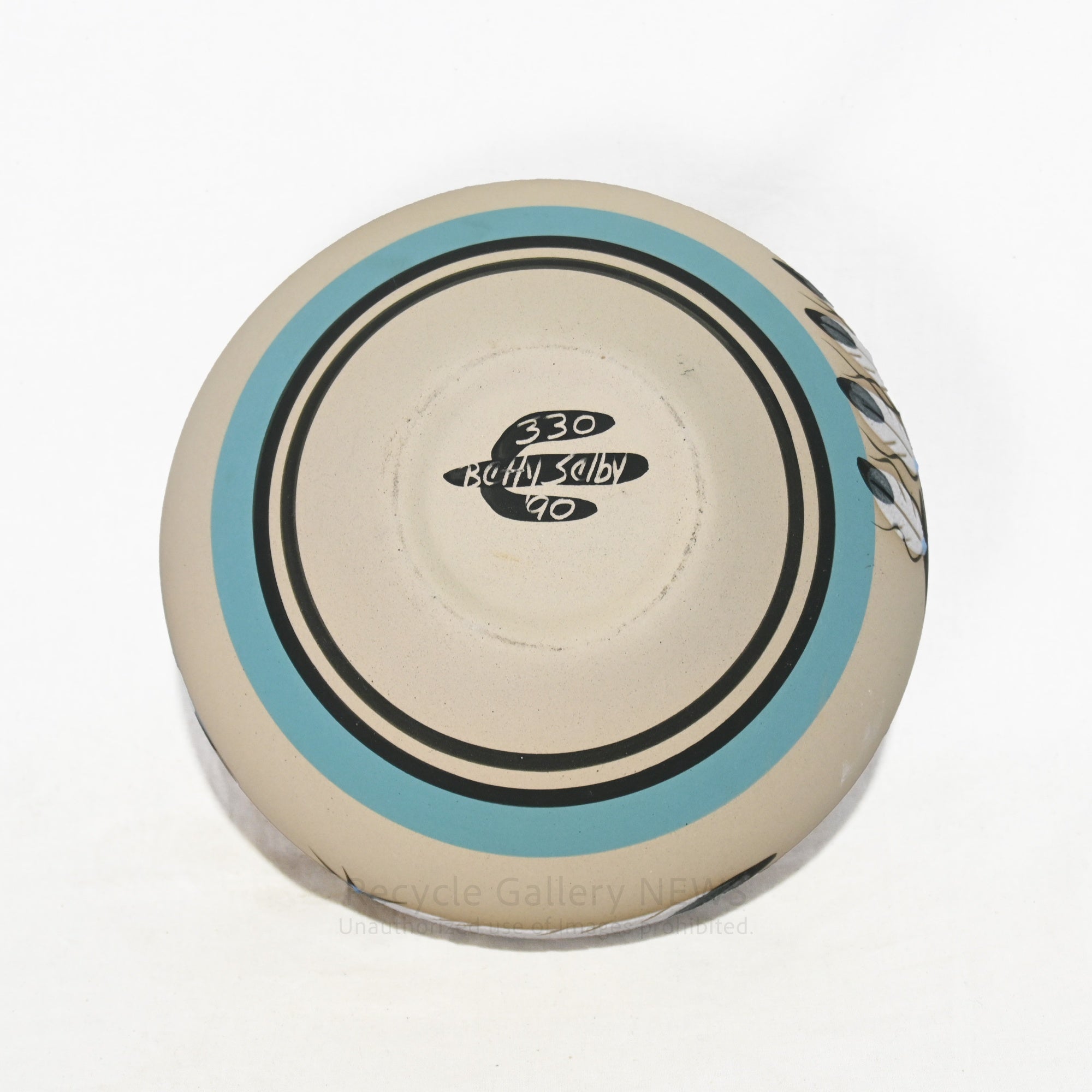 Betty Selby Native American motif Ceramic pot Vase Interior object / ベティ・セルビー ネイティブアメリカン モチーフ 陶磁器 ポット 花瓶 インテリアオブジェ