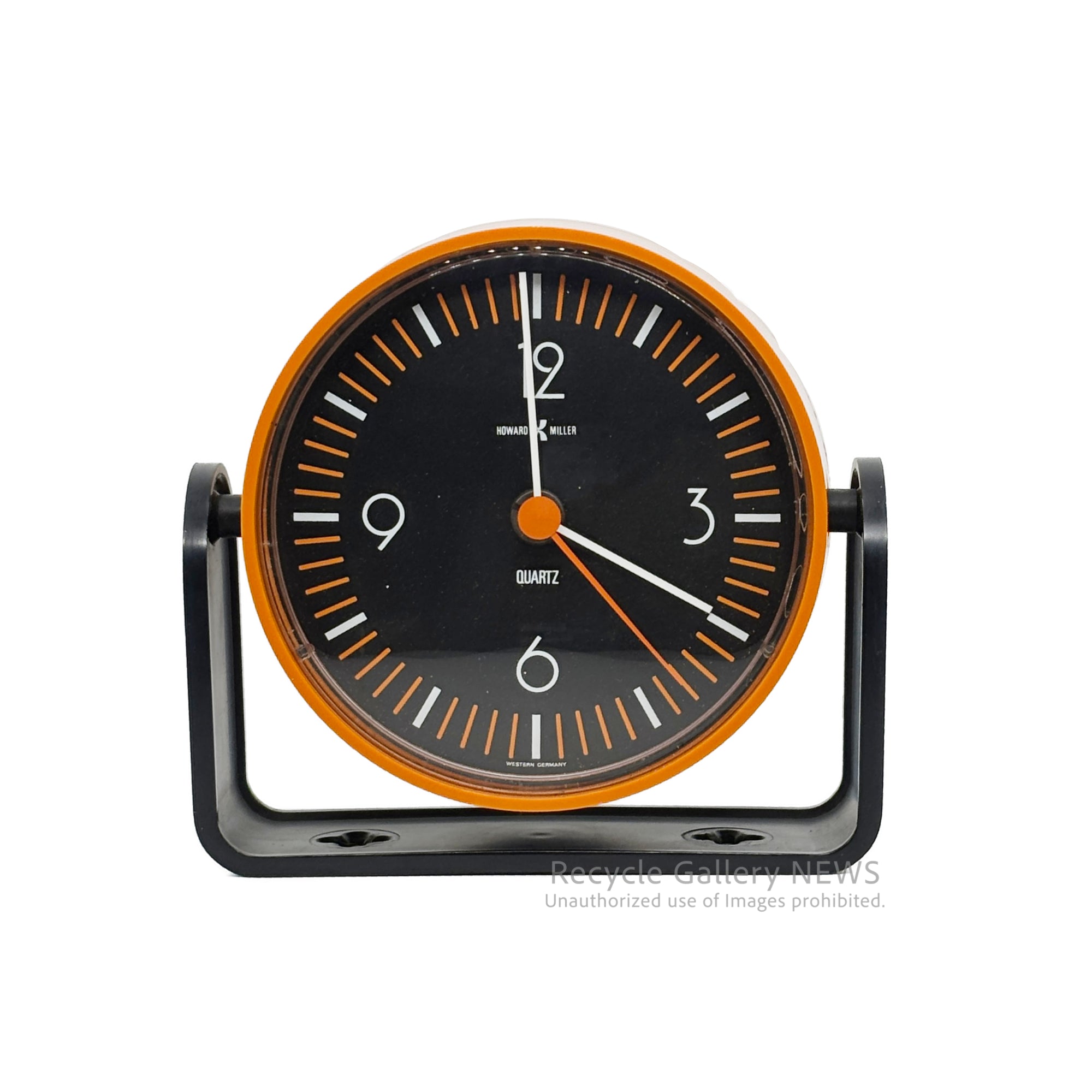 Howard Miller 2-Way Clock Table/Wall Mount Vintage USA/West Germany 1970s / ハワード・ミラー 置時計 掛時計 アメリカ・西ドイツヴィンテージ