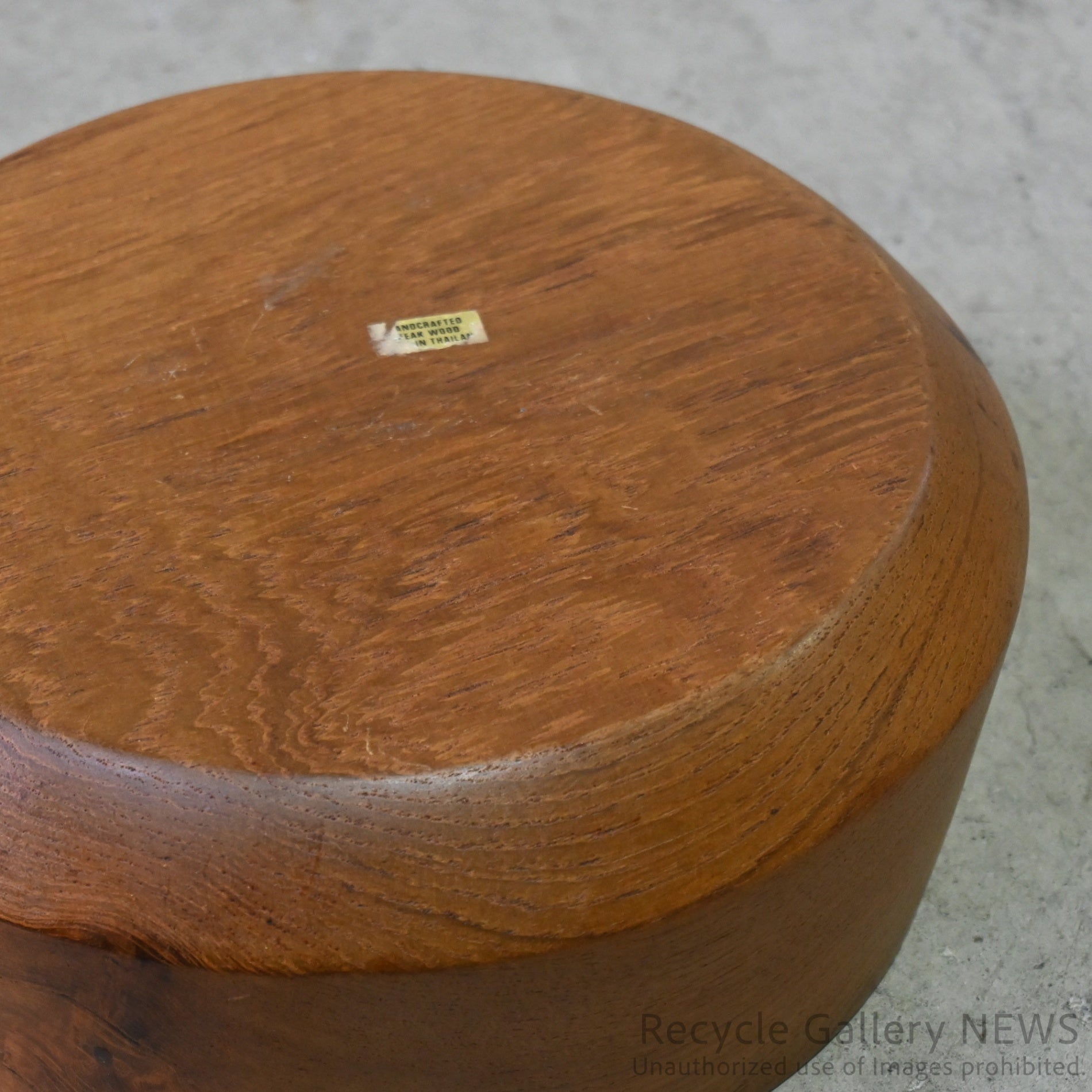 Teakwood Salad Bowl Tray Brown / チークウッド サラダボウル 小物入れ ブラウン