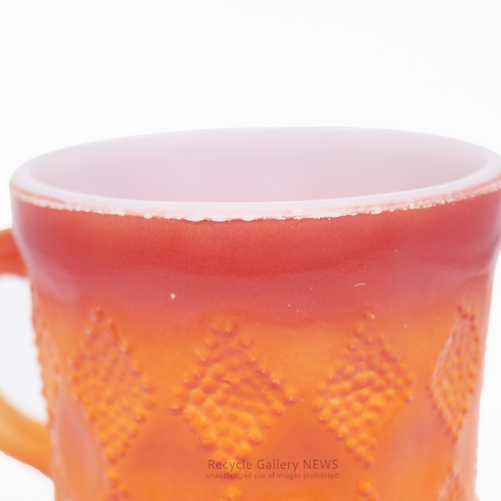 Fire King Kimberley Mug Orange American Industrial Rare / ファイヤーキング キンバリー マグ オレンジ アメリカ 希少 インダストリアル