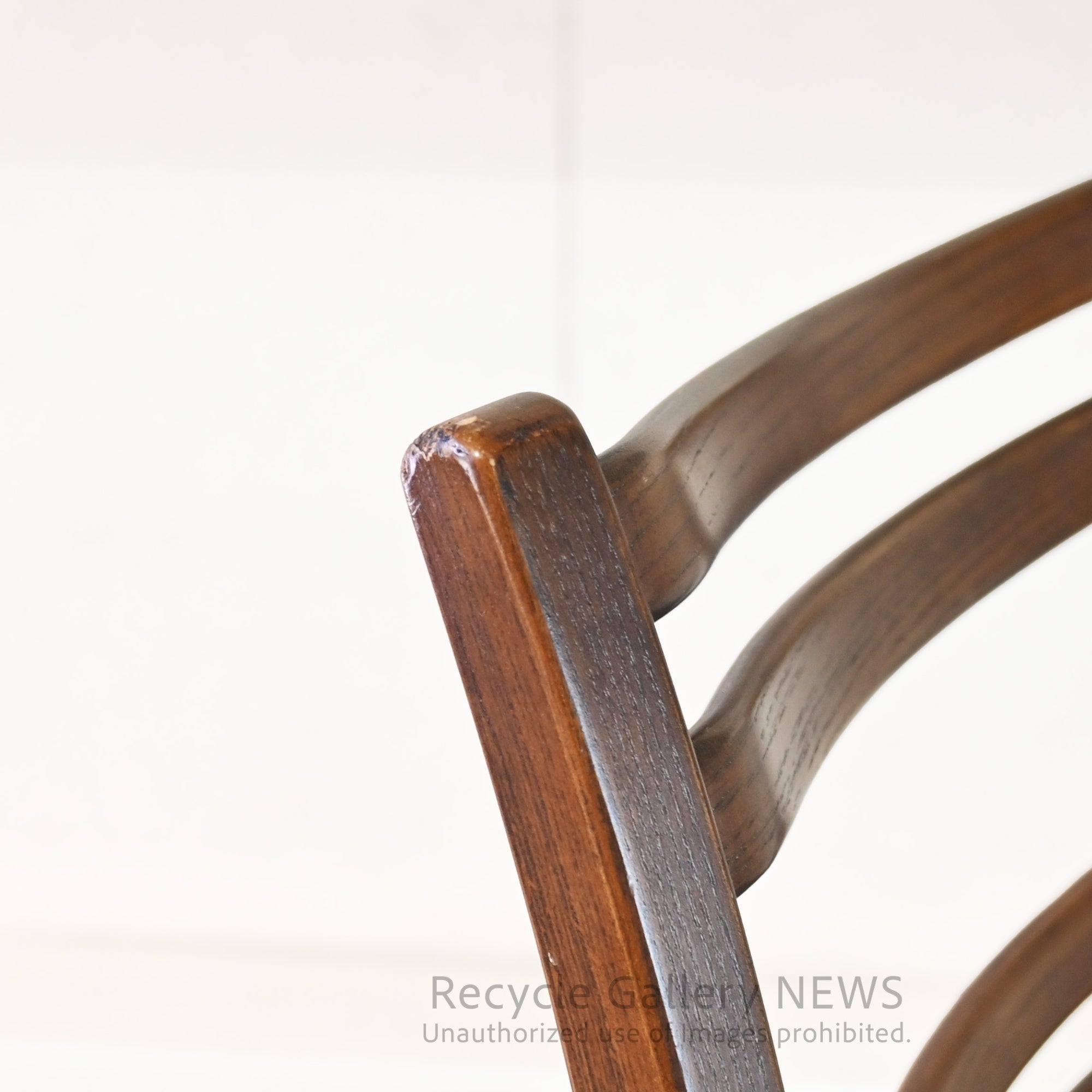 Fuji Furniture Wooden Armless Chair "Calm" Japan Scandinavian Style / 冨士ファニチア アームレスチェア カーム 日本 北欧 木製