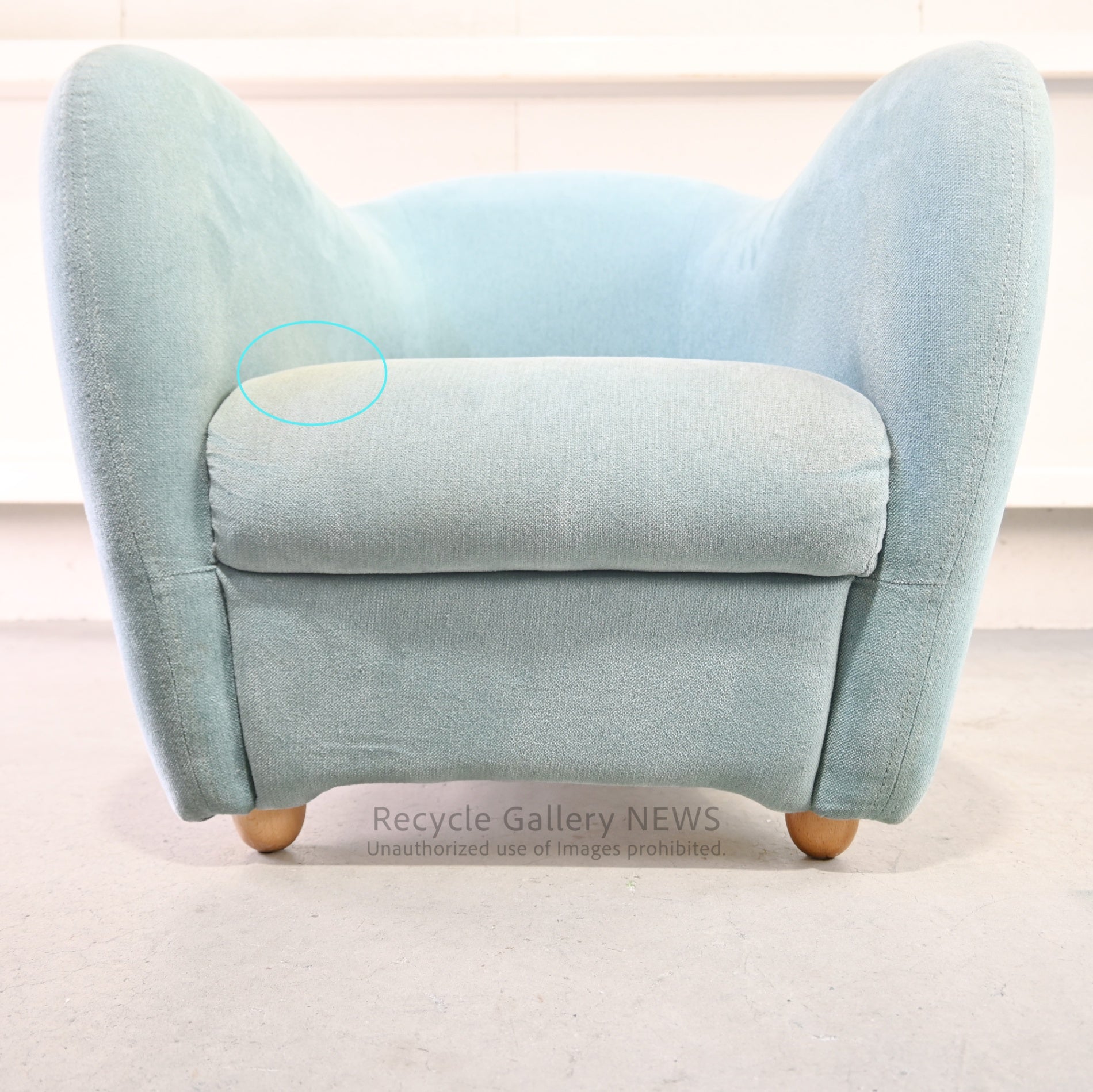 IDEE MINI MILLER ARM CHAIR Blue Gray Japan Mid Century Modern / イデー ミニミラー アームチェア ブルーグレー 日本 ミッドセンチュリー