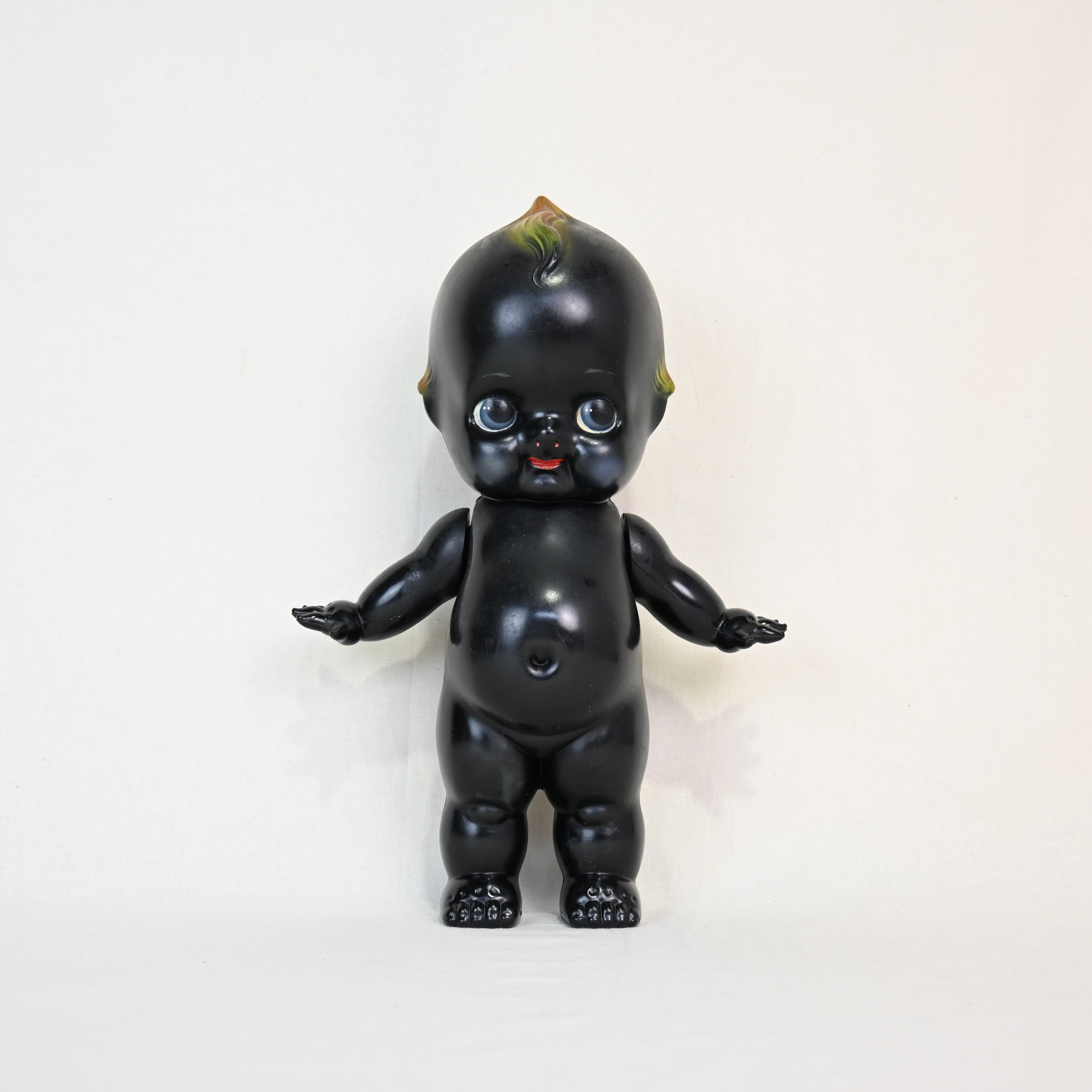 ORIENTAL Kewpie Celluloid doll Black 1960's Japan vintage / オリエンタル社 キューピー人形 ブラック 1960年代