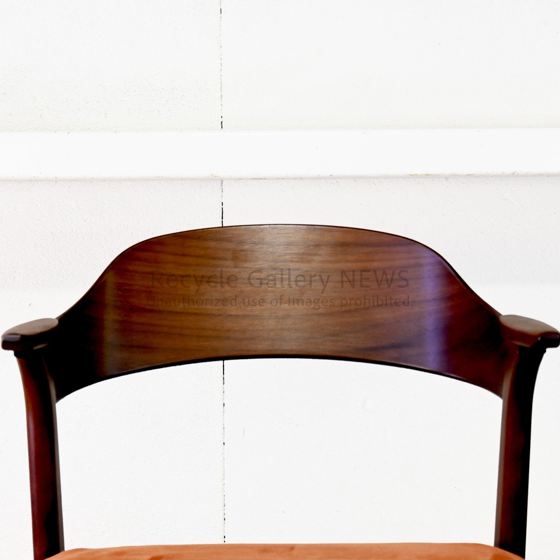 MASTERWAL Arm chair PT-PRO Walnut Orange-Velvet Japan / マスター