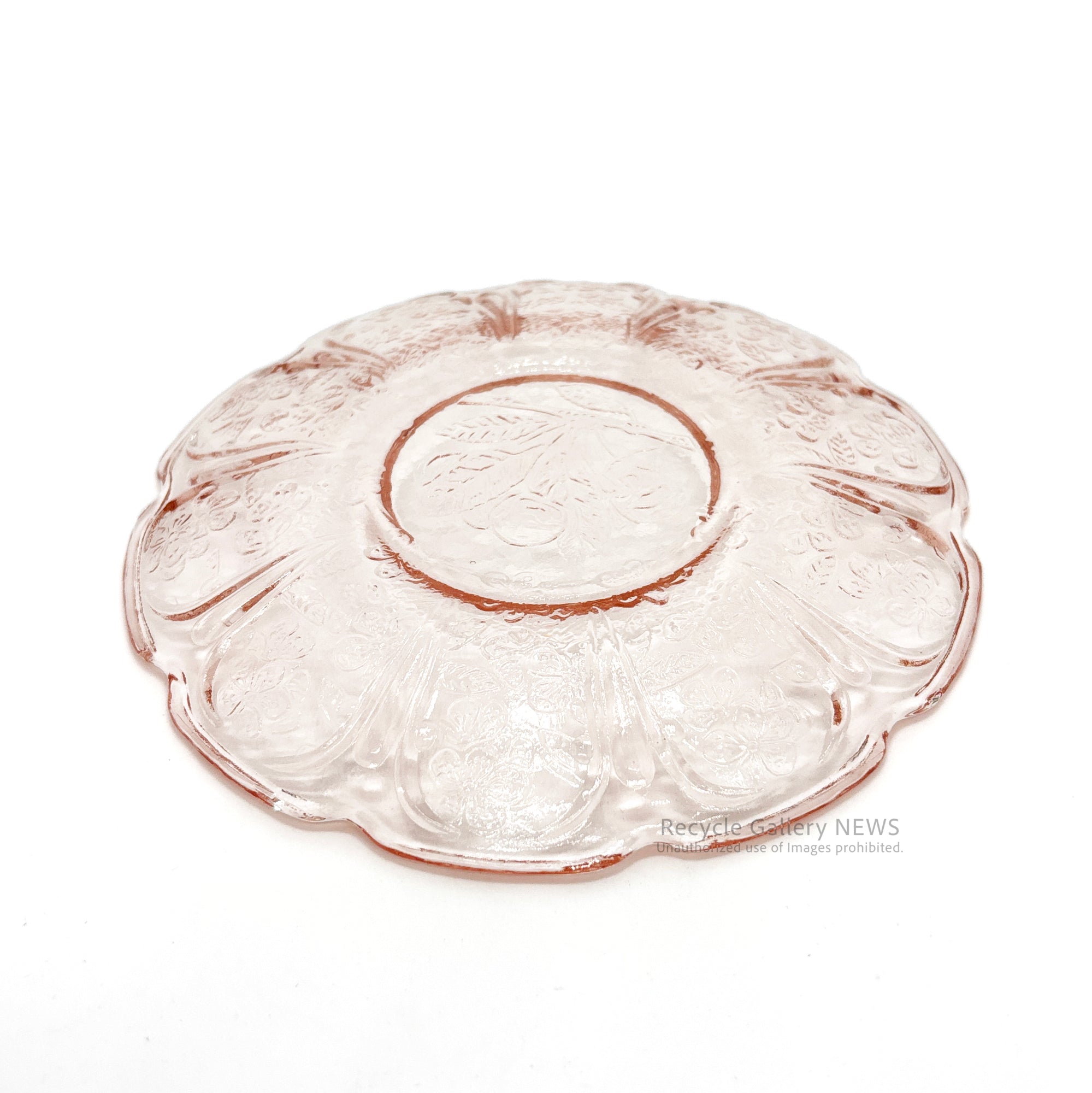 Jeannette Glass Co. Cherry Blossom C＆S U.S.A Vintage / ジャネットグラス カップ＆ソーサー ヴィンテージ 1930年代 ヴィンテージ