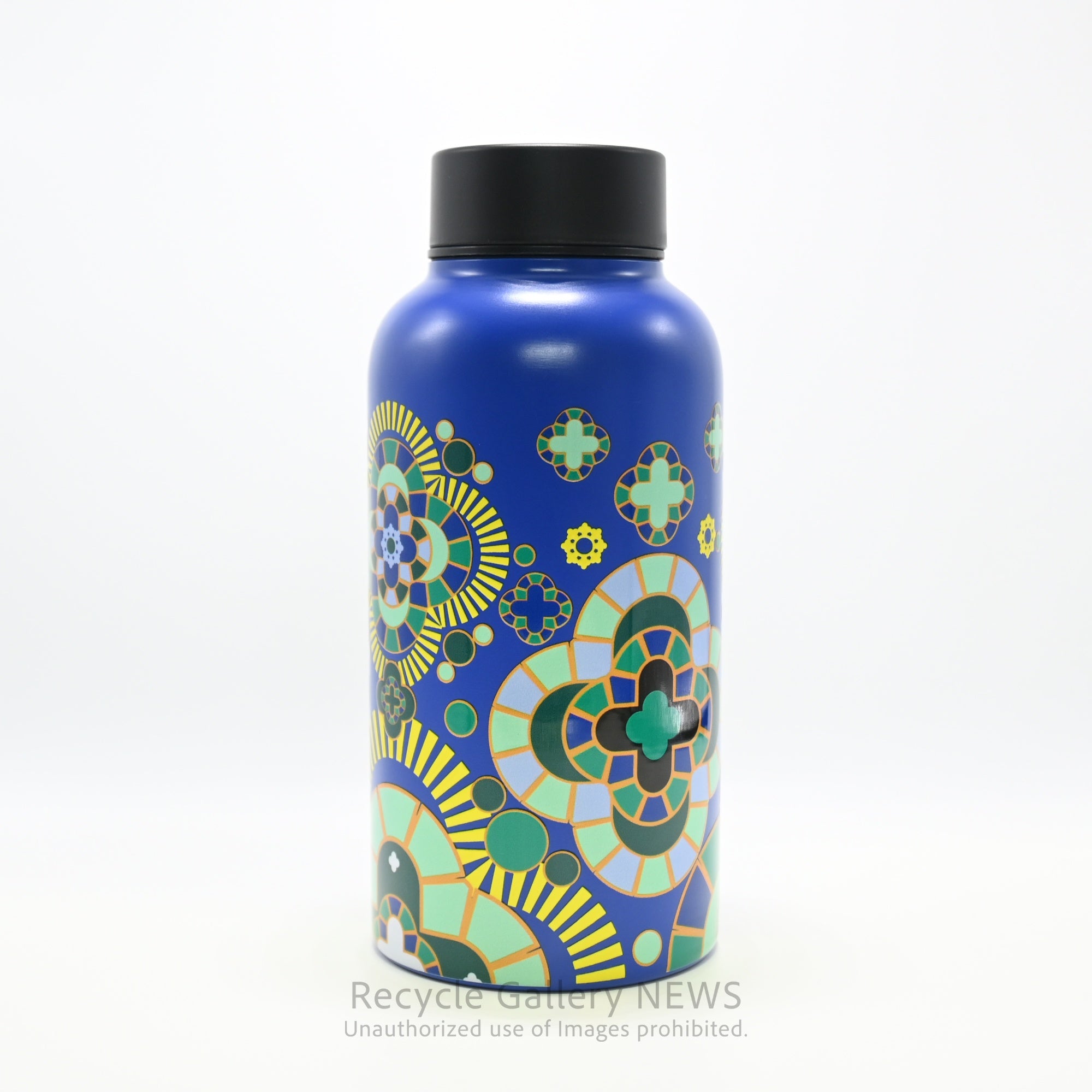 T2 tea Palazzo 300ml Stainless Steel Tumbler with Built-in Tea Strainer Australia / T2 パラッツォ 地中海風タイルデザイン 300ml 茶漉し内蔵 タンブラー ステンレス オーストラリア