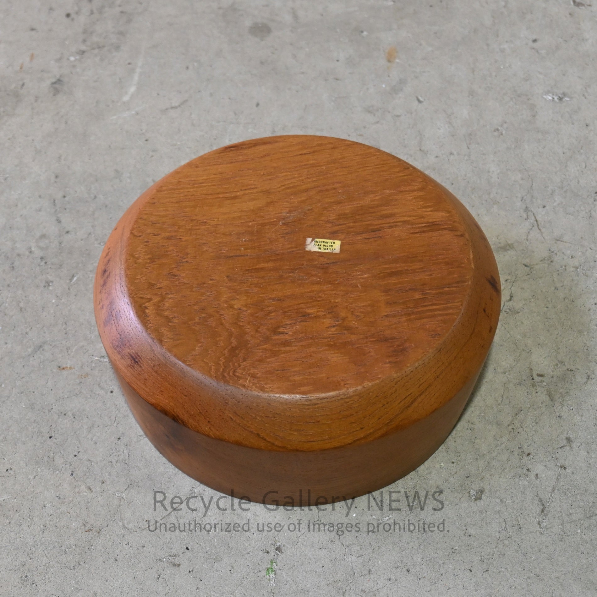 Teakwood Salad Bowl Tray Brown / チークウッド サラダボウル 小物入れ ブラウン