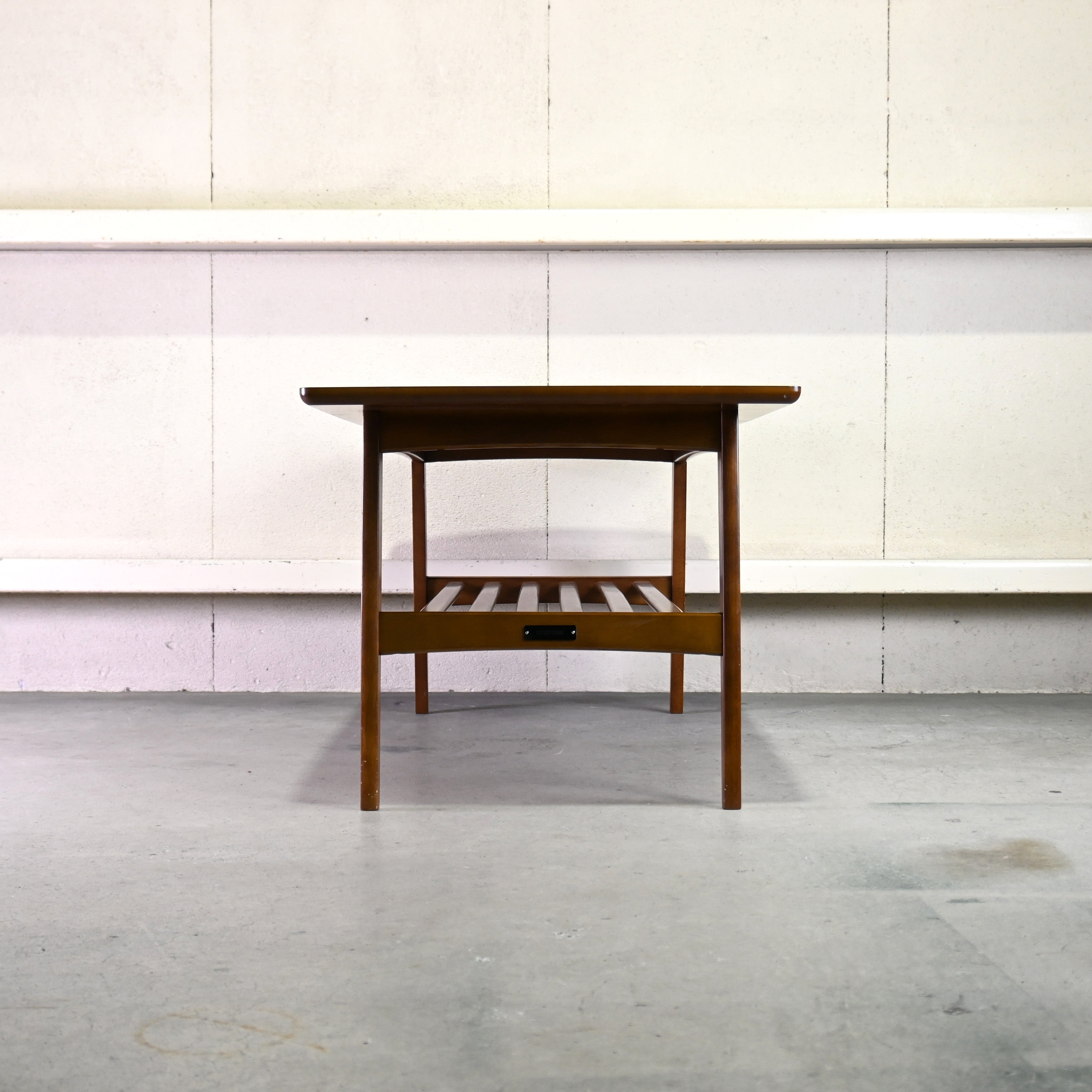 karimoku60 Living table Large Walnut color Japanese modern Long life design / カリモク60  リビングテーブル 大 ウォールナット色 ジャパニーズモダン ロングライフデザイン