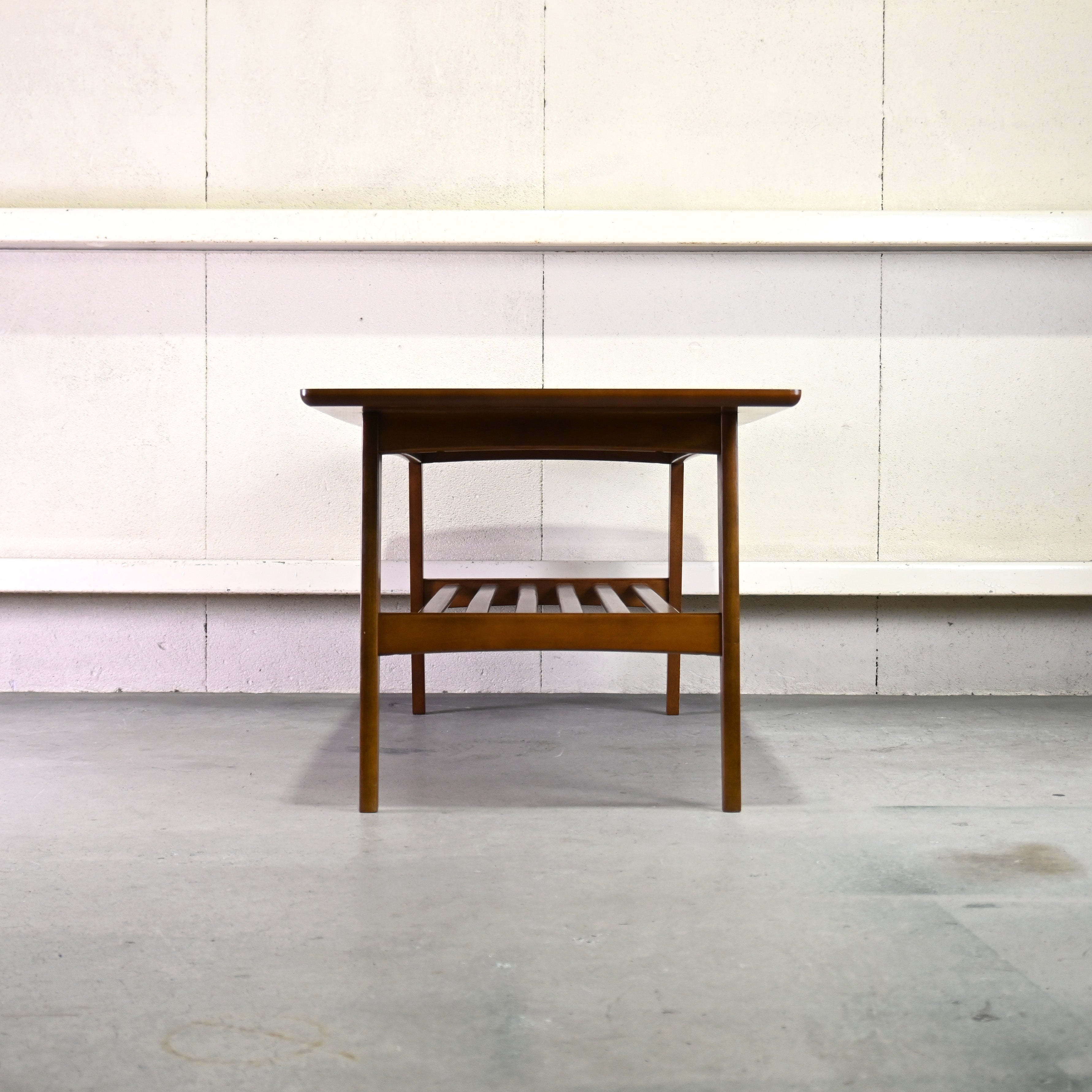 karimoku60 Living table Large Walnut color Japanese modern Long life design / カリモク60  リビングテーブル 大 ウォールナット色 ジャパニーズモダン ロングライフデザイン